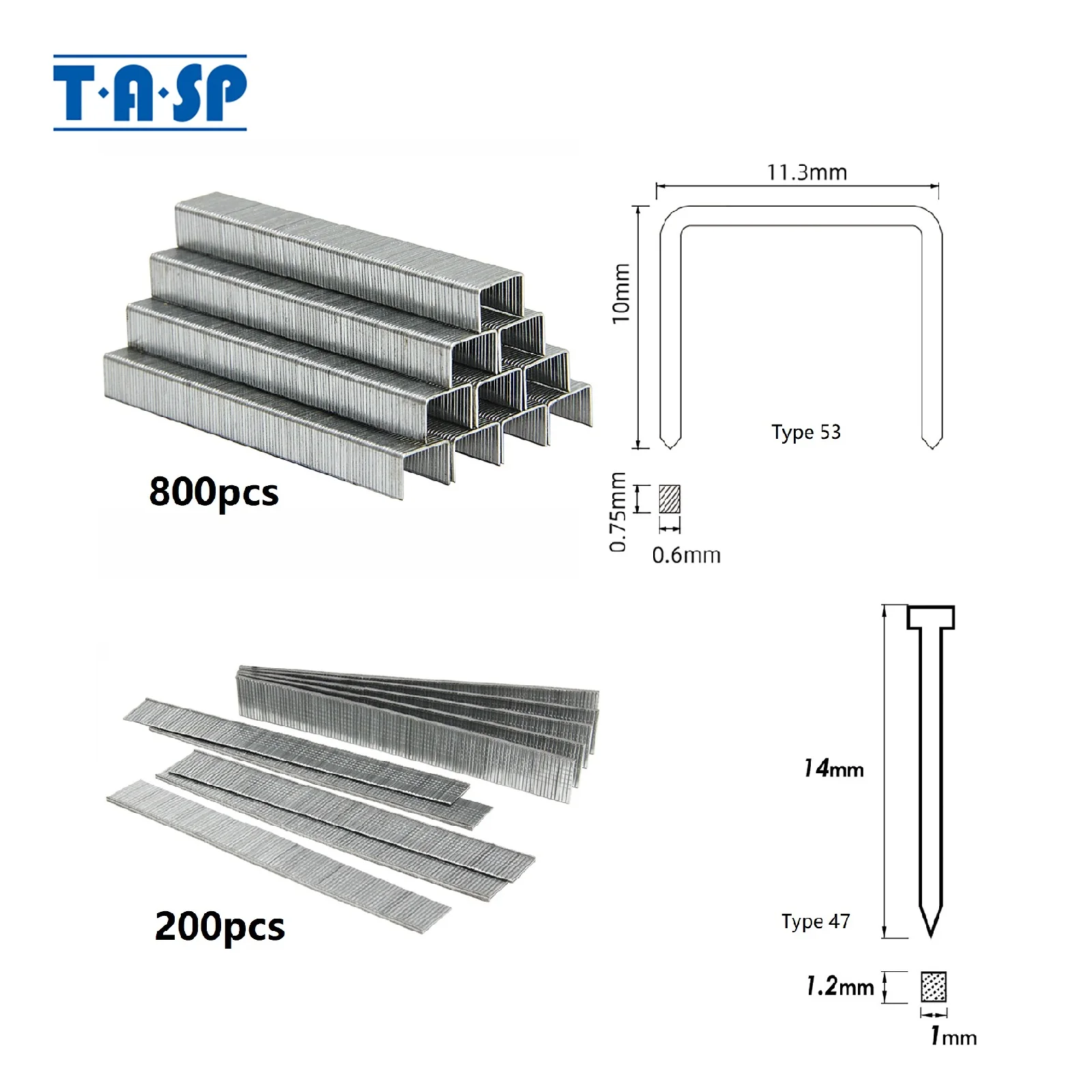 TASP 1000 шт. Скобы и гвозди, тип 10 мм 53 800 шт., тип 14 мм 47 200 шт. для электрического степлера, пистолета для гвоздей MESG45, аккумуляторного сцепления
TASP 1000 шт. Скобы и гвозди, тип 10 мм 53 800 шт., тип 14 мм 47 200 шт. для электрического степлера, пистолета для гвоздей MESG45, аккумуляторного сцепления