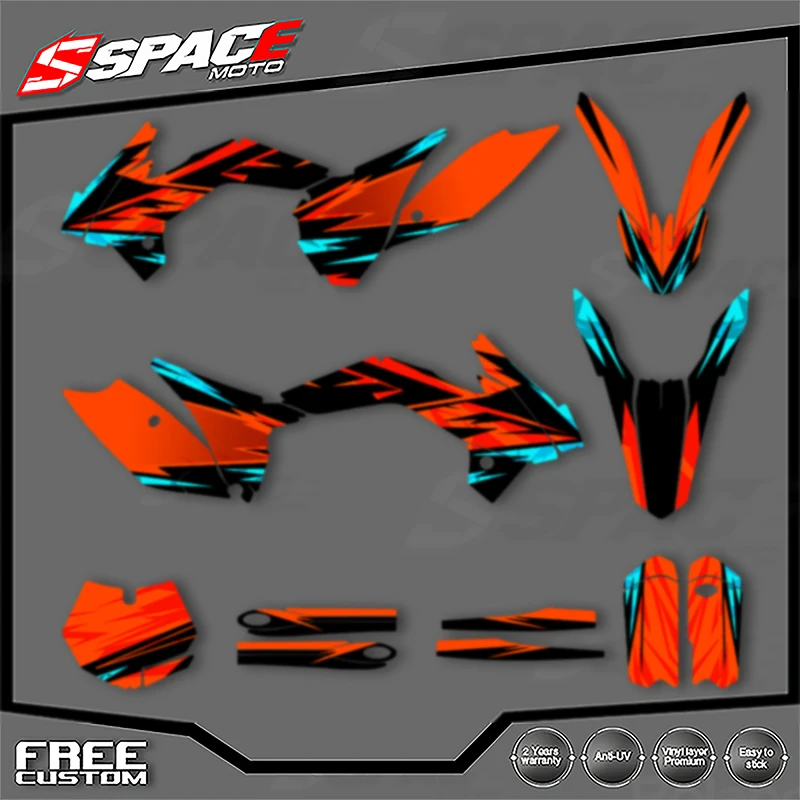 SPACE Custom Motorcycle Graphics Background Decal for KTM SX SX85 2013 2014 SX85 2015 2016 2017 Stickers Kits 17
SPACE Custom Motorcycle Graphics Background Decal for KTM SX SX85 2013 2014 SX85 2015 2016 2017 Stickers Kits 17