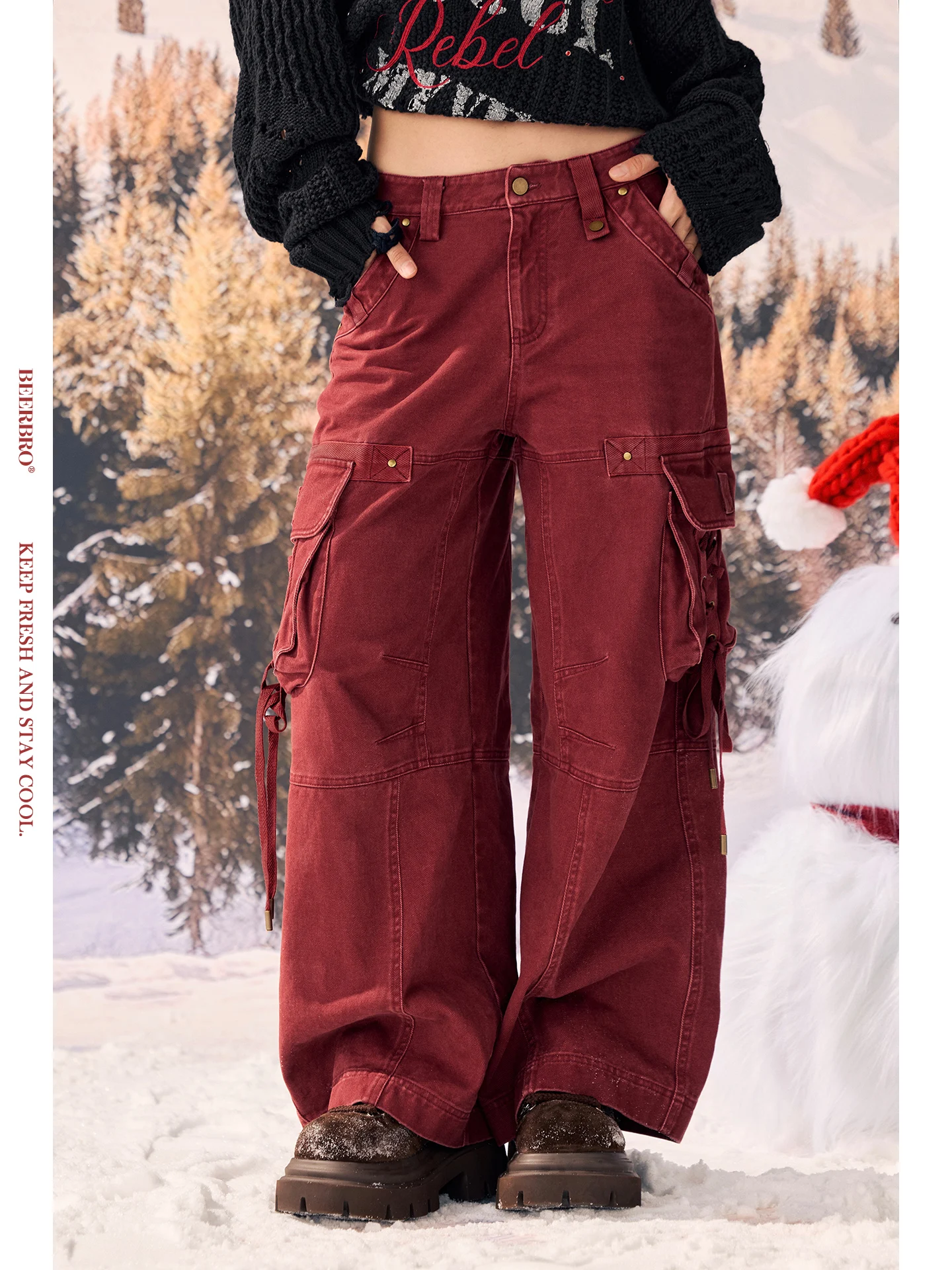 Comfortable Cotton Work Pants Low Waist Loose Fit Street Sle Hot Girl BeerBro Rebellious Holiday Casual Pants for Women
Comfortable Cotton Work Pants Low Waist Loose Fit Street Sle Hot Girl BeerBro Rebellious Holiday Casual Pants for Women