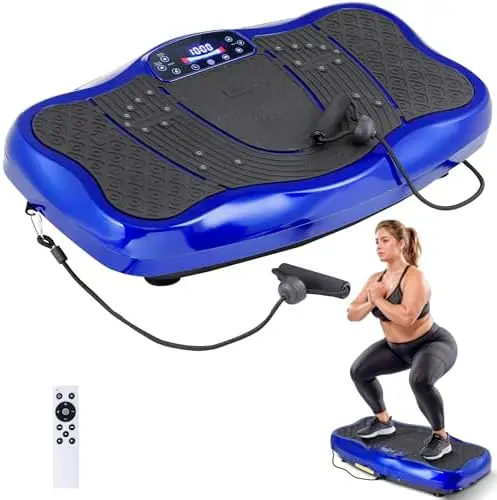 Vibration Plate Exercise hine, Whole Body Travel Workout Equipment for Weight Loss Lymphatic Drainage w/Loop Bands +
Vibration Plate Exercise hine, Whole Body Travel Workout Equipment for Weight Loss Lymphatic Drainage w/Loop Bands +