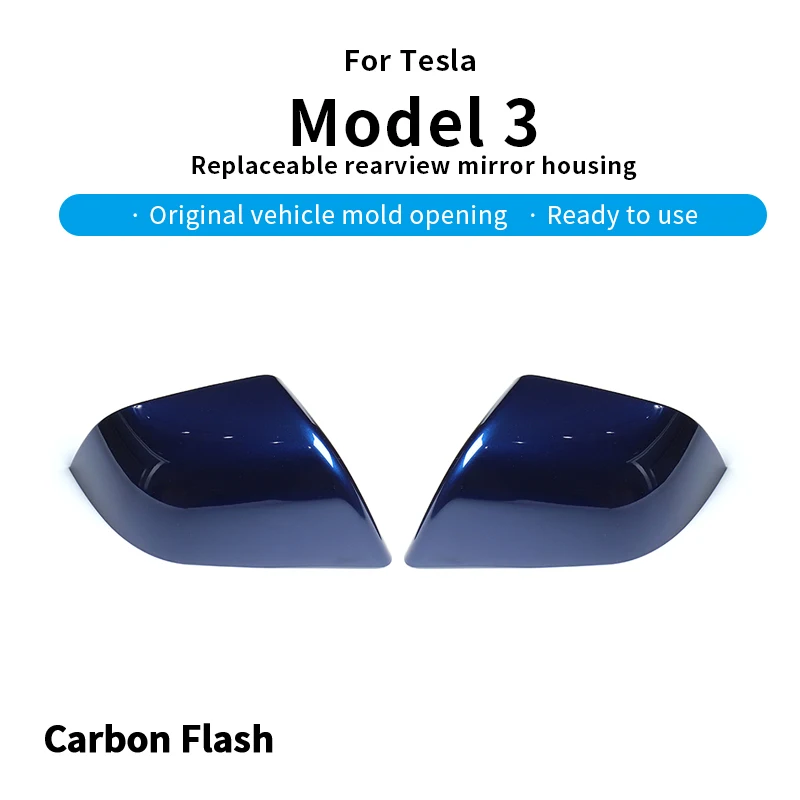 Carbon flash For Tesla 2021-25 Model 3 Highland Rear View Mirror Shell Replacement Cover Rearview Mirror Caps Replace Part blue
Carbon flash For Tesla 2021-25 Model 3 Highland Rear View Mirror Shell Replacement Cover Rearview Mirror Caps Replace Part blue