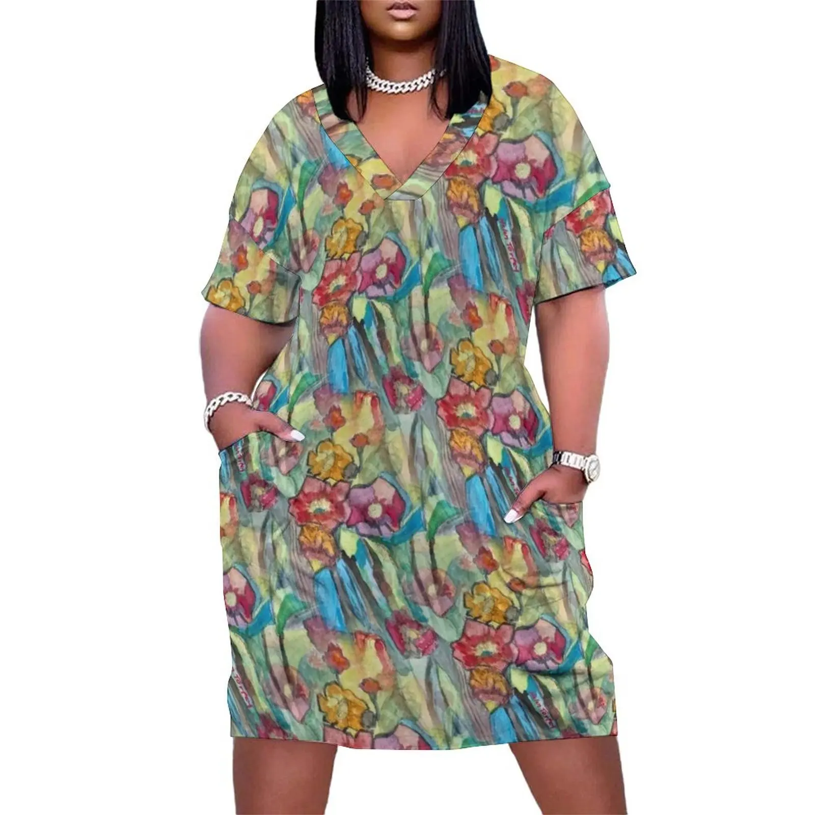Red and Yellow Lilies Patterned Loose Pocket Dress elegant evening dresses for women 2025 womens clothing
Red and Yellow Lilies Patterned Loose Pocket Dress elegant evening dresses for women 2025 womens clothing