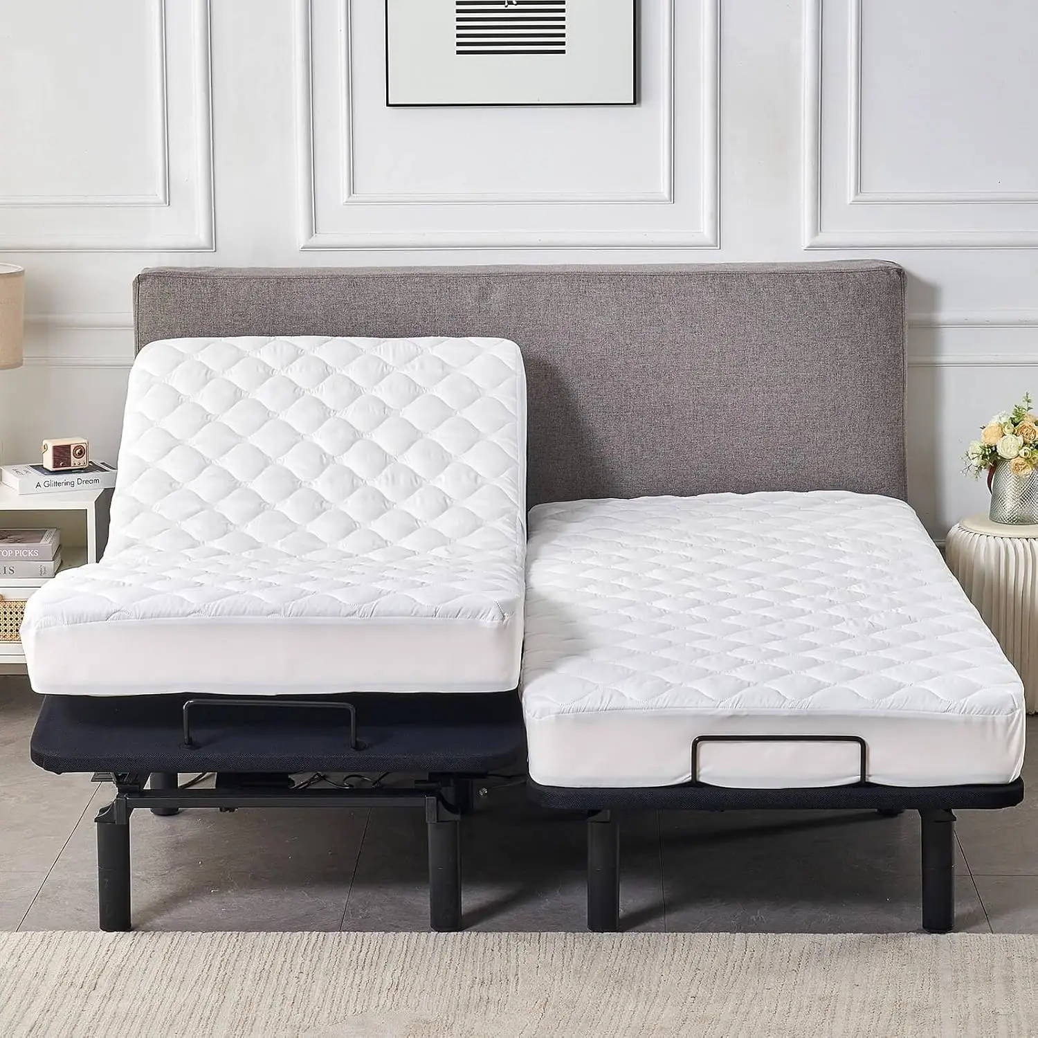 Waterproof Quilted Split California King Mattress Protector Pad For Adjustable Bed 2 Cali Twin Xl 36X84 Soft Noiseless Fitted
Waterproof Quilted Split California King Mattress Protector Pad For Adjustable Bed 2 Cali Twin Xl 36X84 Soft Noiseless Fitted