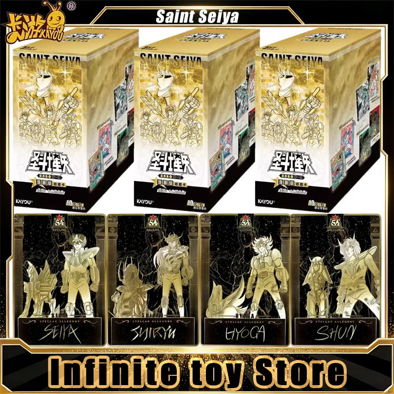 KAYOU Saint Seiya Card Starry Pack Vol.1 Manga Edition Genuine Anime Trading Cards Mystery Box Set Toys Gifts for Man Woman
KAYOU Saint Seiya Card Starry Pack Vol.1 Manga Edition Genuine Anime Trading Cards Mystery Box Set Toys Gifts for Man Woman