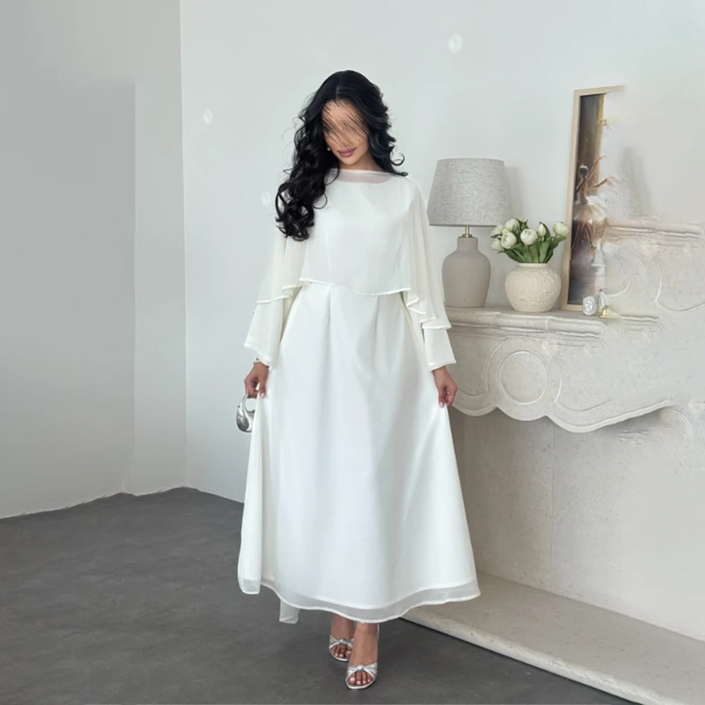 Evening Dresses Long Sleeves A Line Prom Gowns Women's Formal Evening Gowns Elegant Party Dress Robe De Soiree Vestidos Fiesta
Evening Dresses Long Sleeves A Line Prom Gowns Women's Formal Evening Gowns Elegant Party Dress Robe De Soiree Vestidos Fiesta