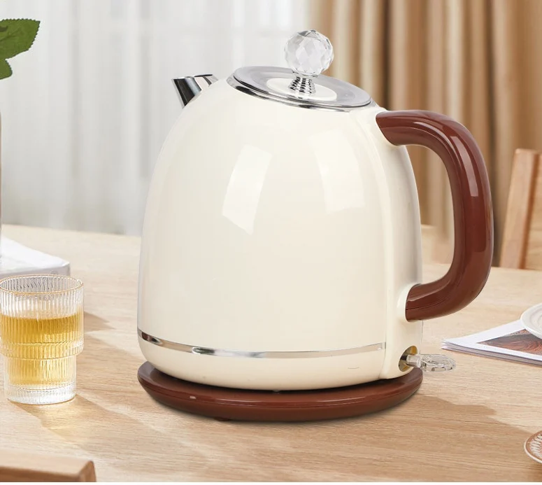 1.7L 304 Stainless Steel Electric Kettle European Style Retro Electric Kettle Automatic Power-off Household Hot Water Kettle
1.7L 304 Stainless Steel Electric Kettle European Style Retro Electric Kettle Automatic Power-off Household Hot Water Kettle