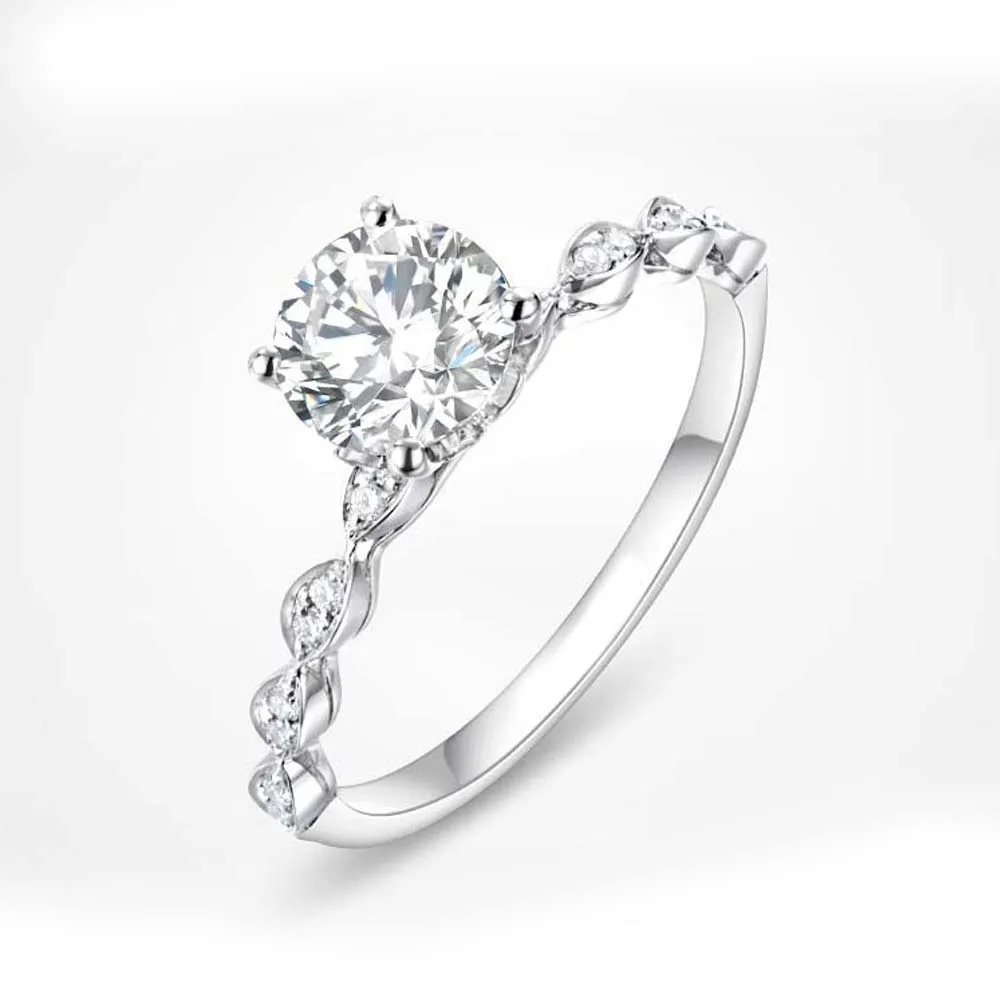 kailixi cultivate Lab Diamond women Synthetic diamond Get married 18K gold white Ring female
kailixi cultivate Lab Diamond women Synthetic diamond Get married 18K gold white Ring female