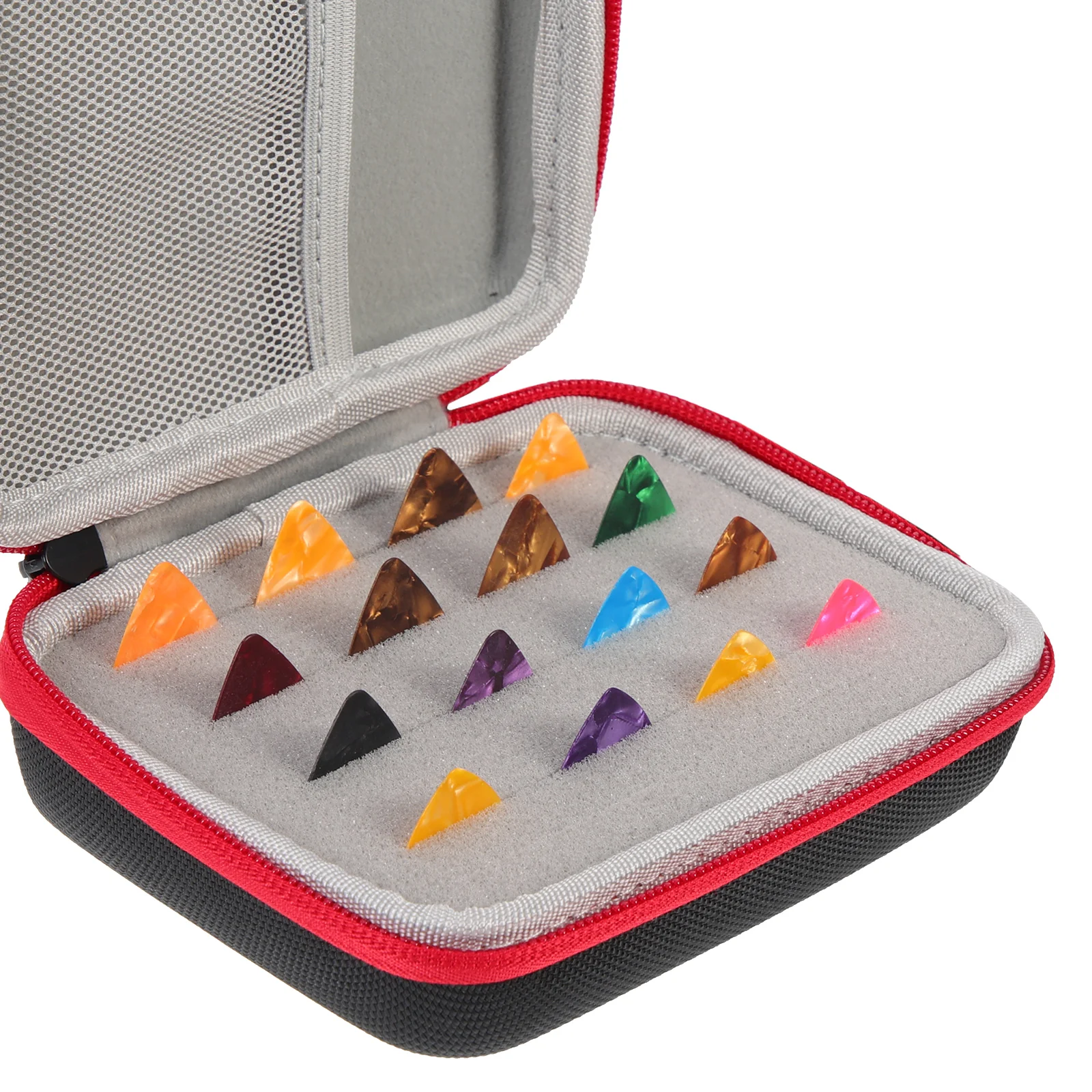 Vintage Style Guitar Picks Storage Box Durable Pick Holder Organizer Case Smooth Zipper Compact Design for Guitar Accessories
Vintage Style Guitar Picks Storage Box Durable Pick Holder Organizer Case Smooth Zipper Compact Design for Guitar Accessories