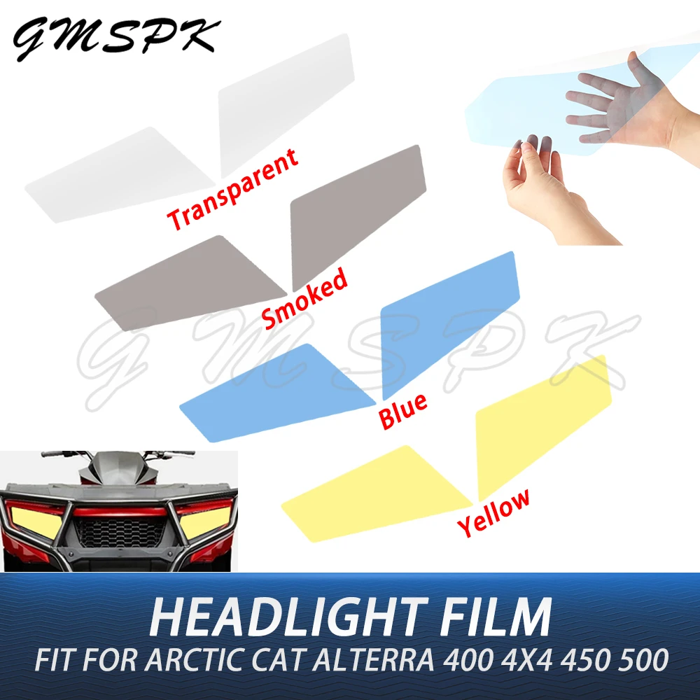 Прозрачная защитная пленка из ПВХ для передних фар, устойчивая к царапинам, подходит для Arctic Cat ATV Alterra 400 4X4 450 500
Прозрачная защитная пленка из ПВХ для передних фар, устойчивая к царапинам, подходит для Arctic Cat ATV Alterra 400 4X4 450 500