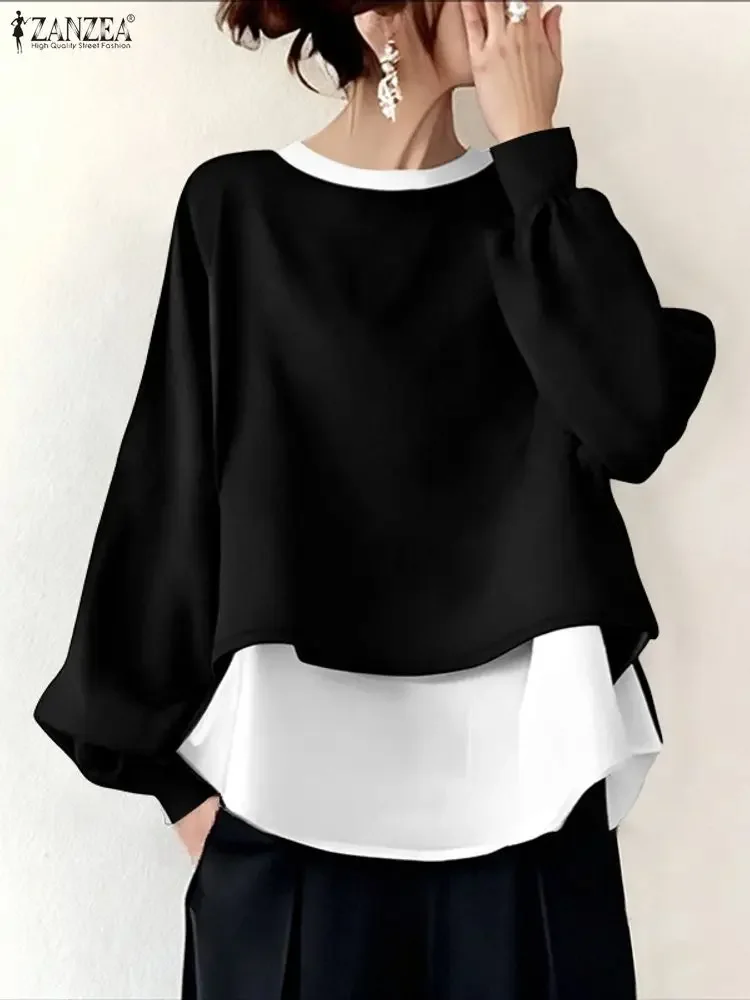 Стильные женские толстовки ZANZEAA, осенне-зимний свитшот, повседневные топы с круглым вырезом и длинными рукавами, рабочая одежда, искусственный лоскутный пуловер из двух предметов
Стильные женские толстовки ZANZEAA, осенне-зимний свитшот, повседневные топы с круглым вырезом и длинными рукавами, рабочая одежда, искусственный лоскутный пуловер из двух предметов