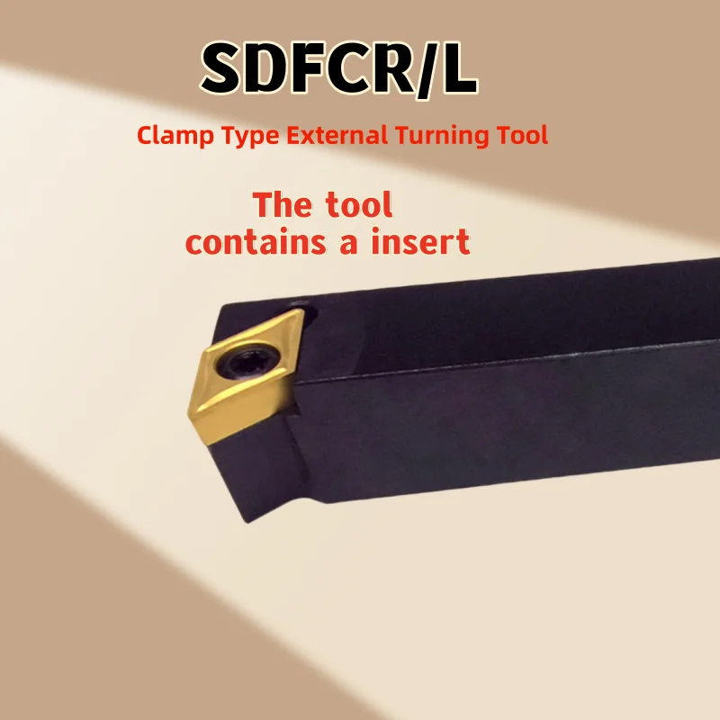 1PCS SDFCR SDFCL 12 16 20MM Alloy Steel CNC Lathe Excircle Turning Tool Holder Boring Bar For DCMT11T3 Carbide Toolholder
1PCS SDFCR SDFCL 12 16 20MM Alloy Steel CNC Lathe Excircle Turning Tool Holder Boring Bar For DCMT11T3 Carbide Toolholder