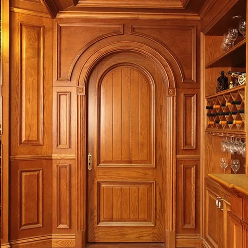 Doors for House Arch Design Soundproof House Interior Wooden Doors Entry Sound Proof Security Wooden Iron Swing Solid Wood
Doors for House Arch Design Soundproof House Interior Wooden Doors Entry Sound Proof Security Wooden Iron Swing Solid Wood