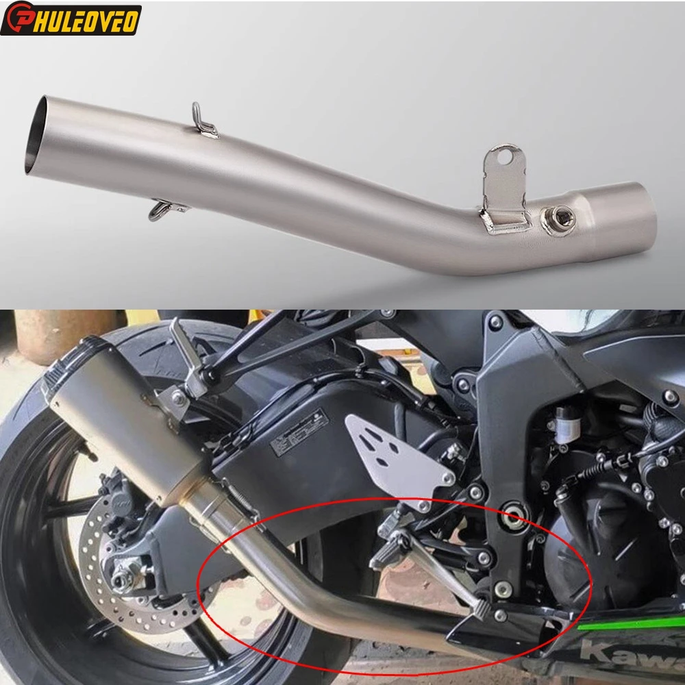 Titanium for Kawasaki Ninja ZX6R ZX-6R 636 2024-2025 Motorcycle Exhaust Mid Link Pipe Connect ID:51mm/Original Exhaust Muffler
Titanium for Kawasaki Ninja ZX6R ZX-6R 636 2024-2025 Motorcycle Exhaust Mid Link Pipe Connect ID:51mm/Original Exhaust Muffler