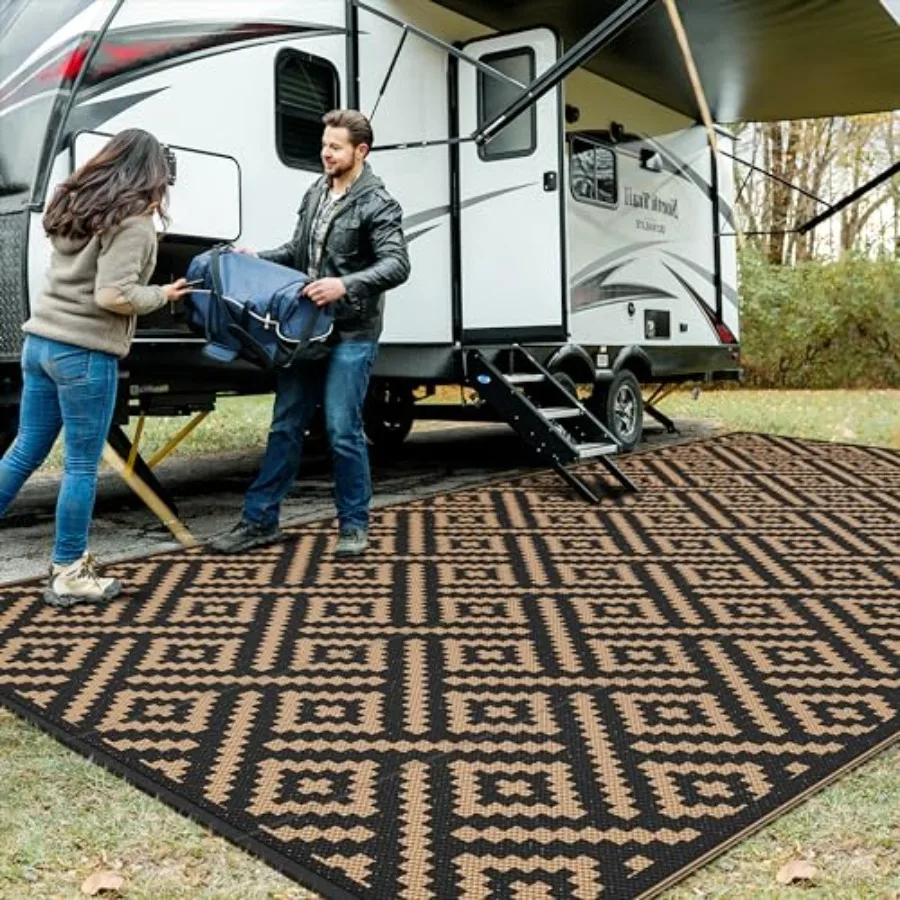 Outdoor Rug Waterproof, 10' x 20' Reversible Plastic Straw Rugs for Patio Deck Camper Balcony Backyard Picnic, Lightweight Larg
Outdoor Rug Waterproof, 10' x 20' Reversible Plastic Straw Rugs for Patio Deck Camper Balcony Backyard Picnic, Lightweight Larg