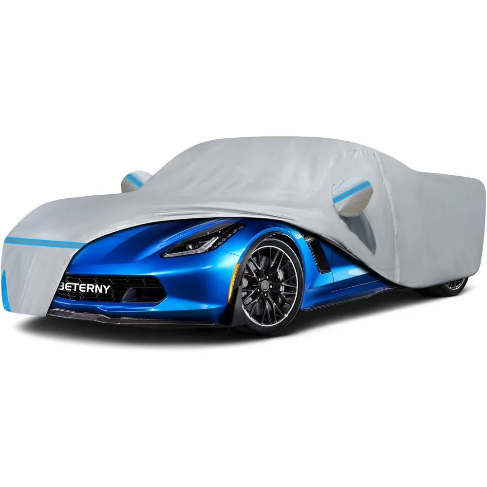 Универсальный всепогодный автомобильный чехол на заказ для Corvette C7 Stingray 2014-2019, подходит для защиты от солнца, дождя, пыли и снега 
Универсальный всепогодный автомобильный чехол на заказ для Corvette C7 Stingray 2014-2019, подходит для защиты от солнца, дождя, пыли и снега