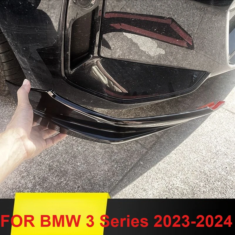 Боковая защита переднего бампера, наклейка, накладки, угловая полоса переднего бампера из АБС-пластика для BMW 3 серии 2023-2024, внешний аксессуар
Боковая защита переднего бампера, наклейка, накладки, угловая полоса переднего бампера из АБС-пластика для BMW 3 серии 2023-2024, внешний аксессуар
