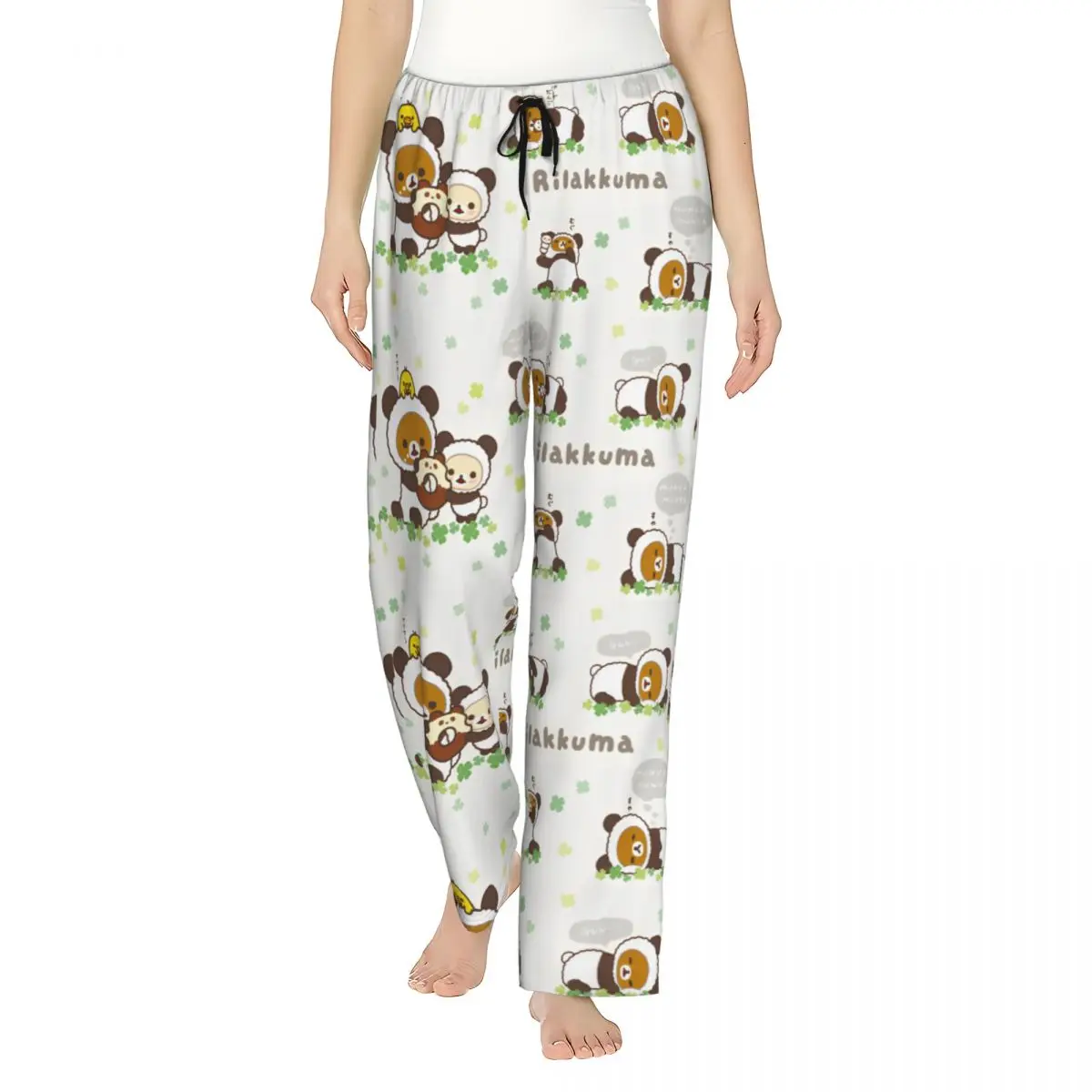 Женские брюки для отдыха Rilakkumas Cartoon, свободные пижамные штаны, одежда для сна в общежитии
Женские брюки для отдыха Rilakkumas Cartoon, свободные пижамные штаны, одежда для сна в общежитии
