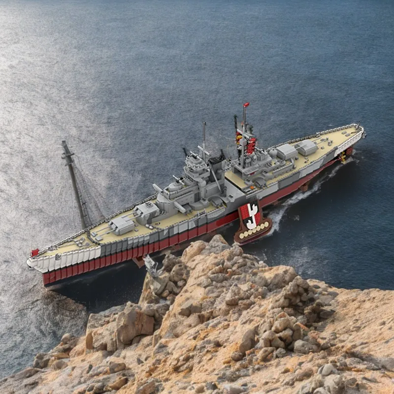 9432 шт. Moc линкор Tirpitz Technology креативные детские кирпичные игрушки на день рождения, строительные лодки, подарочные блоки
9432 шт. Moc линкор Tirpitz Technology креативные детские кирпичные игрушки на день рождения, строительные лодки, подарочные блоки