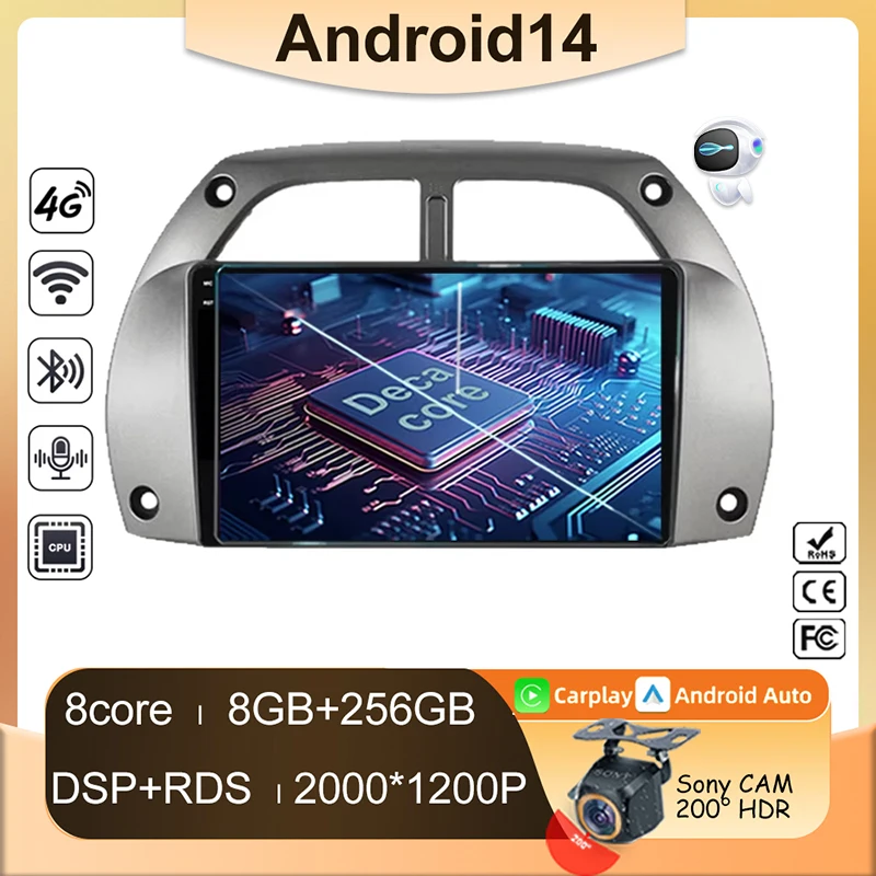 Автомобильный радиоприемник Android для Toyota RAV4 RAV 4 2001-2006, автонавигационный видеоплеер, мультимедийный экран, головное устройство без 2din Carplay GPS
Автомобильный радиоприемник Android для Toyota RAV4 RAV 4 2001-2006, автонавигационный видеоплеер, мультимедийный экран, головное устройство без 2din Carplay GPS