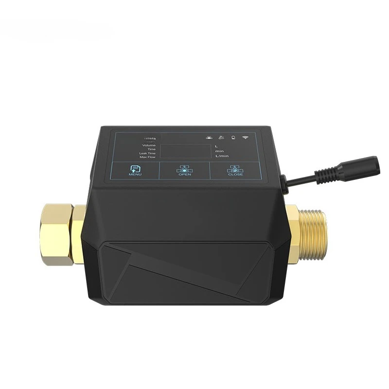 Smart Home Appliances Intelligent Leakage Proof Water Leak Detector with Automatic Shut-off Valve
