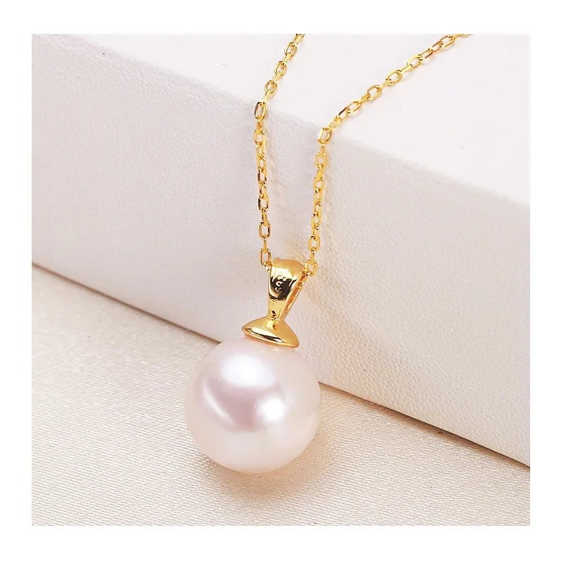 Freshwater Pearl Perfect Round Edison Melon Seed Buckle Pendant Necklace Clavicle Chain Mom Chain Girl
Freshwater Pearl Perfect Round Edison Melon Seed Buckle Pendant Necklace Clavicle Chain Mom Chain Girl