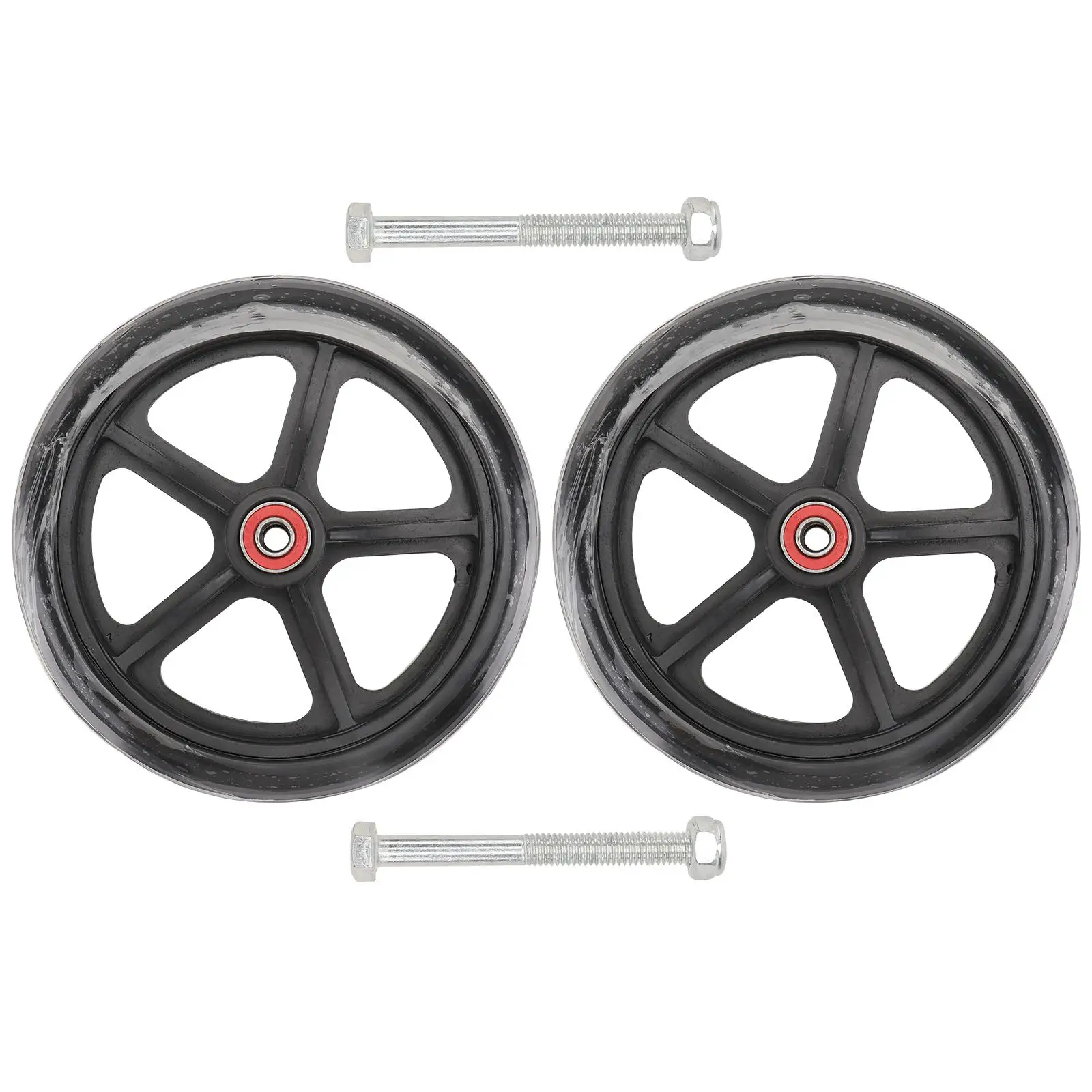 2pcs Wheelchair Accessories 7 Inch Solid Tire Front Wheels Replacement for Manual Wheelchair Smooth Quiet Wear Resistant Easy
2pcs Wheelchair Accessories 7 Inch Solid Tire Front Wheels Replacement for Manual Wheelchair Smooth Quiet Wear Resistant Easy