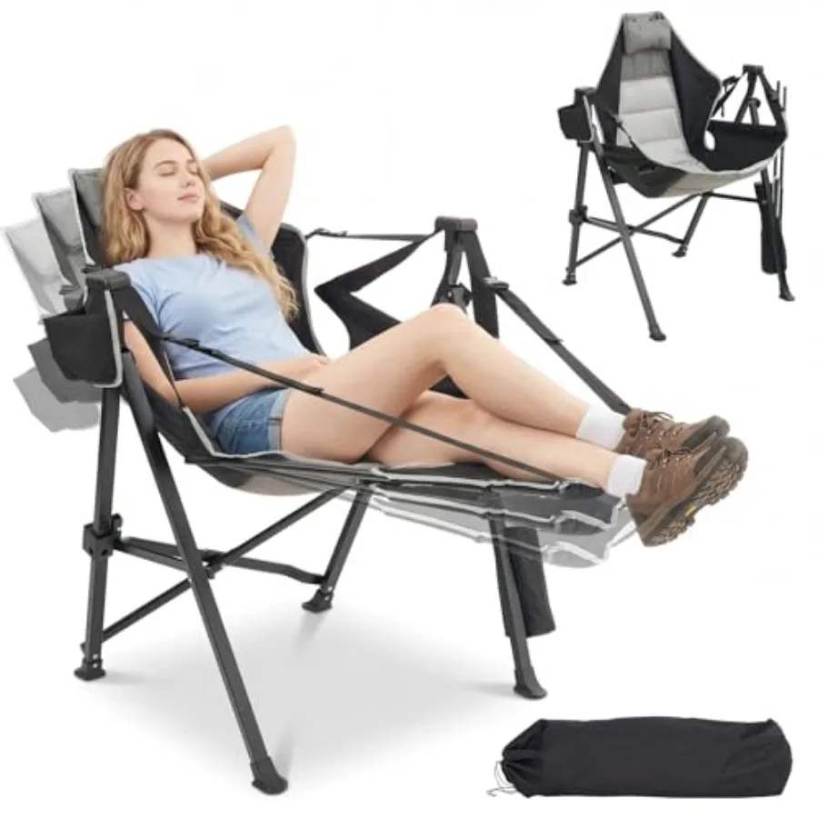 Hammock Camping Chair with Removable Footrest 400lbs Heavy Duty Portable Swing Chair Outdoor with Adjustable Back Foldable Camp
Hammock Camping Chair with Removable Footrest 400lbs Heavy Duty Portable Swing Chair Outdoor with Adjustable Back Foldable Camp
