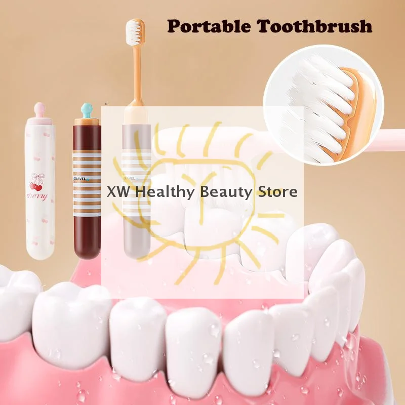 Travel Toothbrush Foldable Portable Toothpaste Tube Storage Box Mini Soft Bristled Folding Toothbrush Dispenser Mouthwash Cup
Travel Toothbrush Foldable Portable Toothpaste Tube Storage Box Mini Soft Bristled Folding Toothbrush Dispenser Mouthwash Cup
