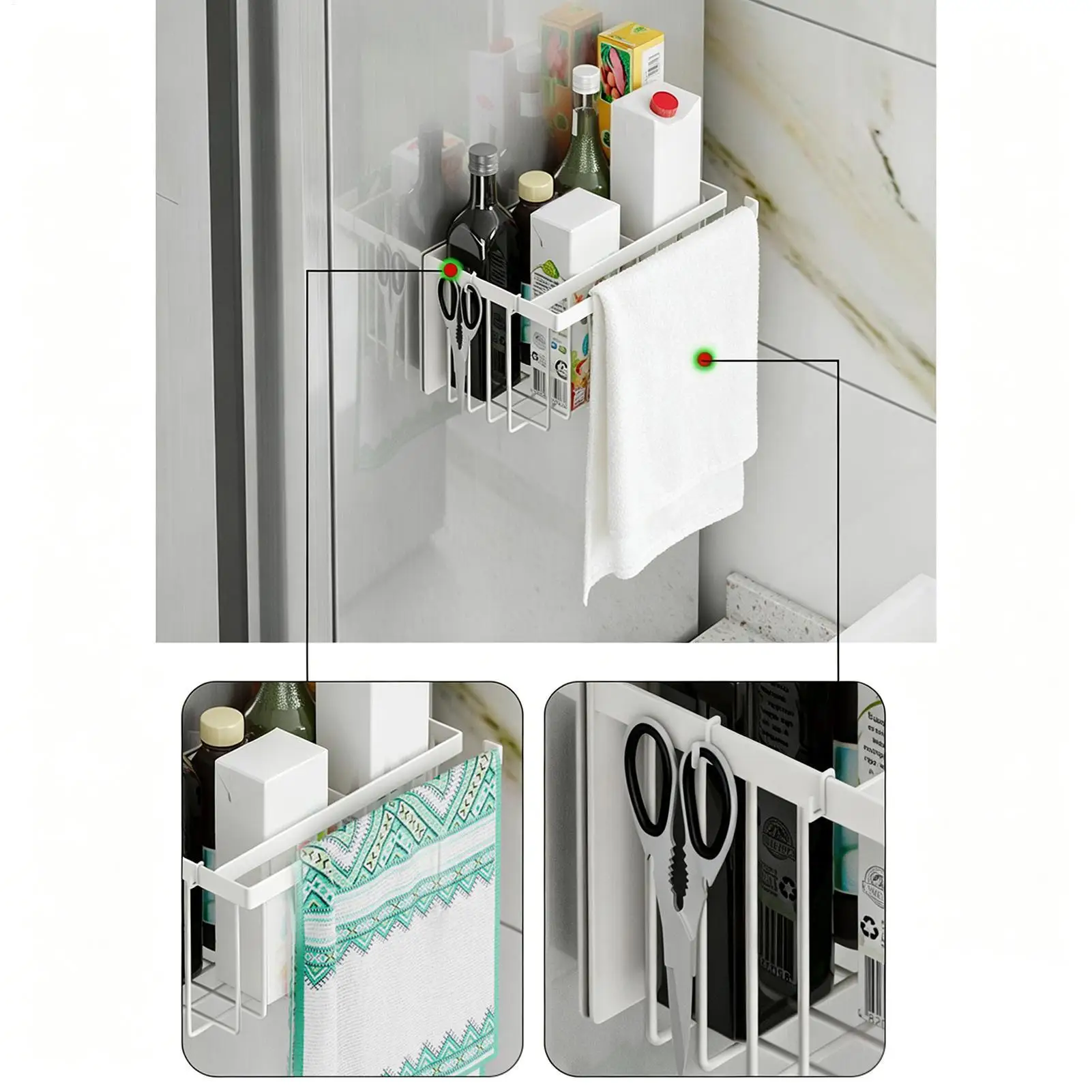 Magnetic Basket for Fridge Refrigerator Side Storage Organizer Laundry Room Dryer Ball Holder for Home Apartment Kitchen Laundry
Magnetic Basket for Fridge Refrigerator Side Storage Organizer Laundry Room Dryer Ball Holder for Home Apartment Kitchen Laundry