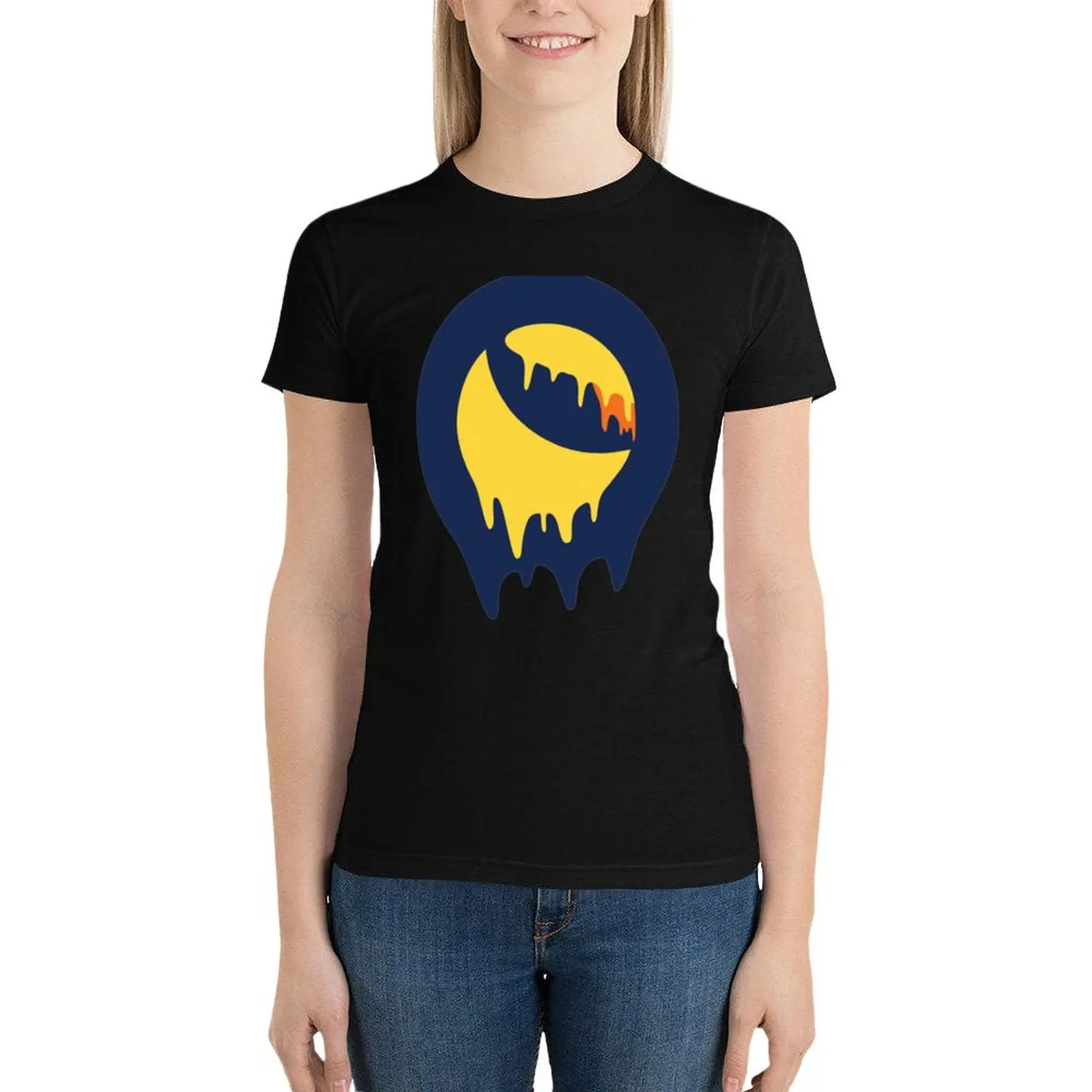 Funny dripping Terra lunaCrypto- terra luna coin to the moon - hold strong,buy the dip T-Shirt graphics womans clothing
Funny dripping Terra lunaCrypto- terra luna coin to the moon - hold strong,buy the dip T-Shirt graphics womans clothing