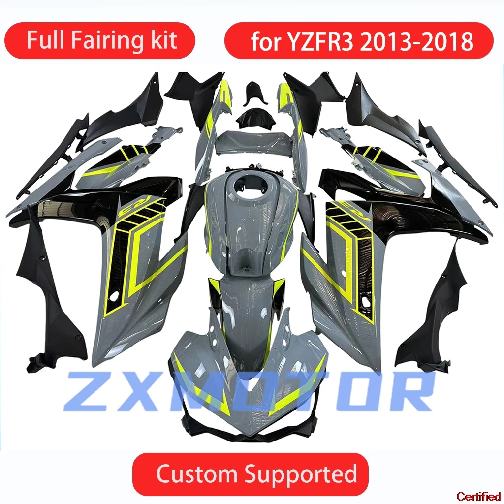 Для YAMAHA R3 2015-2018 обтекатели кузова YZF R3 13-18 ABS инъекционный пластик комплект обтекателя мотоцикла
Для YAMAHA R3 2015-2018 обтекатели кузова YZF R3 13-18 ABS инъекционный пластик комплект обтекателя мотоцикла