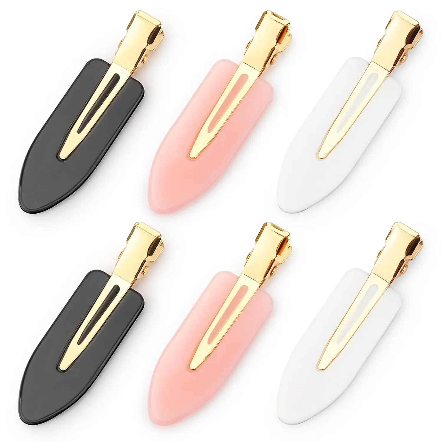 6 Pcs CreaselHair Clips No benNo Crease Makeup Clips for Women anGirls Flat Hair Clips for Hairstyling Salon Handle
6 Pcs CreaselHair Clips No benNo Crease Makeup Clips for Women anGirls Flat Hair Clips for Hairstyling Salon Handle