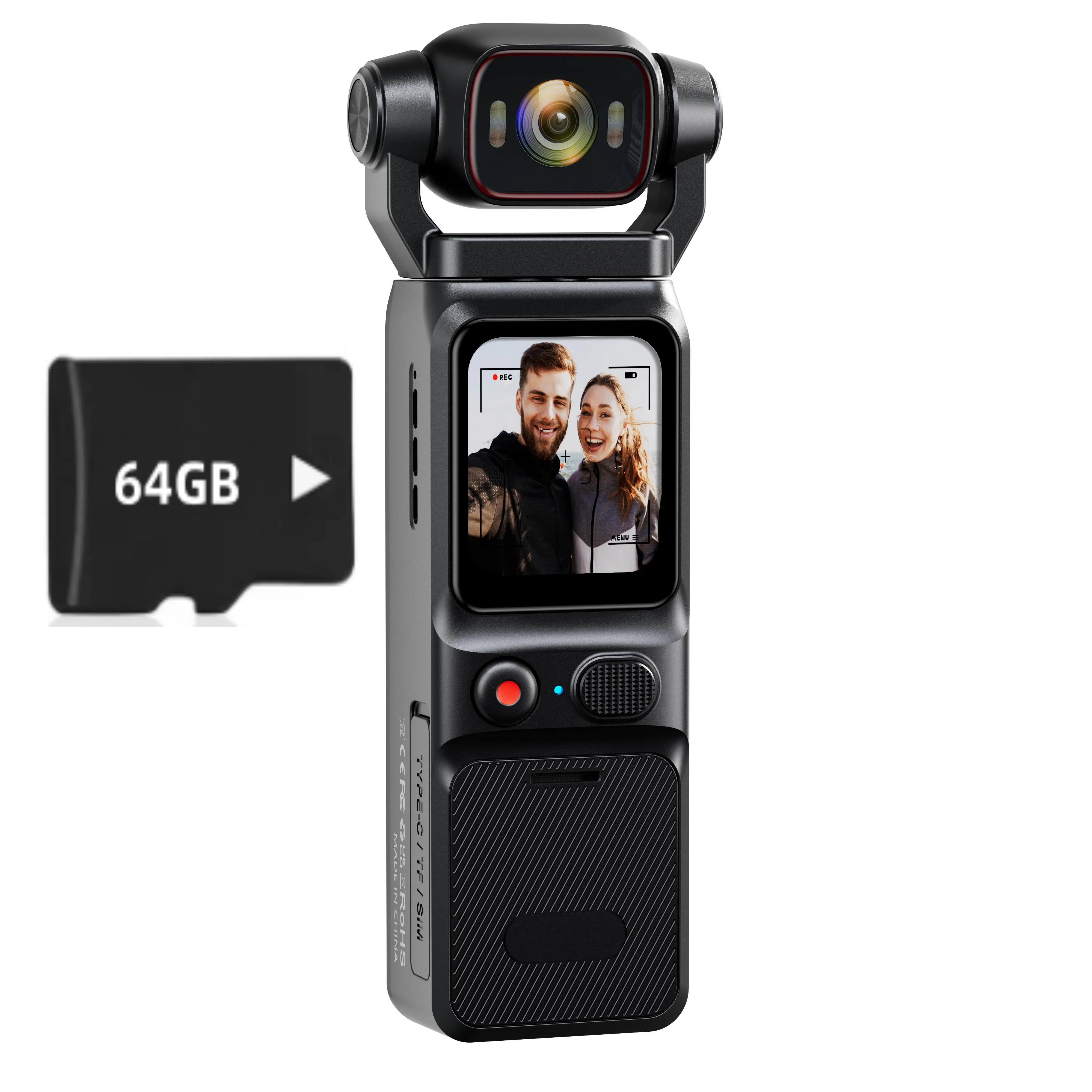 Wifi Mini Sports Camera 4k HD 64GB 1080P Sports Camera HD LCD Screen 180 Degree Rotatable Sports Mini
Wifi Mini Sports Camera 4k HD 64GB 1080P Sports Camera HD LCD Screen 180 Degree Rotatable Sports Mini