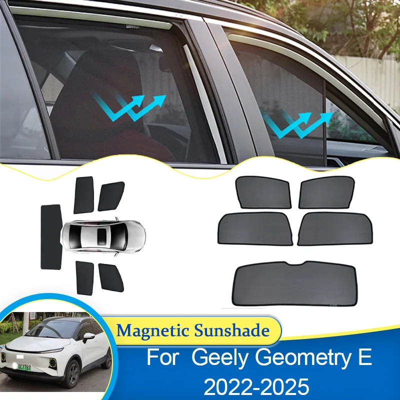 Для Geely Geometry E 2022 2023 2024 2025 Windows Sunshade Magnetic blocking Privacy Shading Visor Curtains Auto Part Accessories
Для Geely Geometry E 2022 2023 2024 2025 Windows Sunshade Magnetic blocking Privacy Shading Visor Curtains Auto Part Accessories