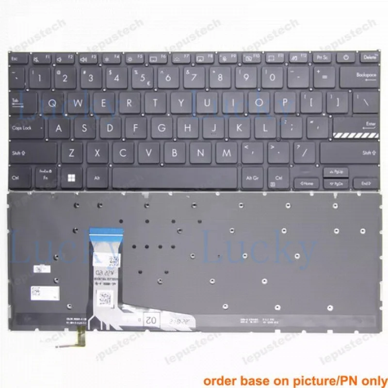 Черная клавиатура с подсветкой (US) для ASUS VivoBook 14 Pro X1402 M1402 X1403Z X1402Z
Черная клавиатура с подсветкой (US) для ASUS VivoBook 14 Pro X1402 M1402 X1403Z X1402Z