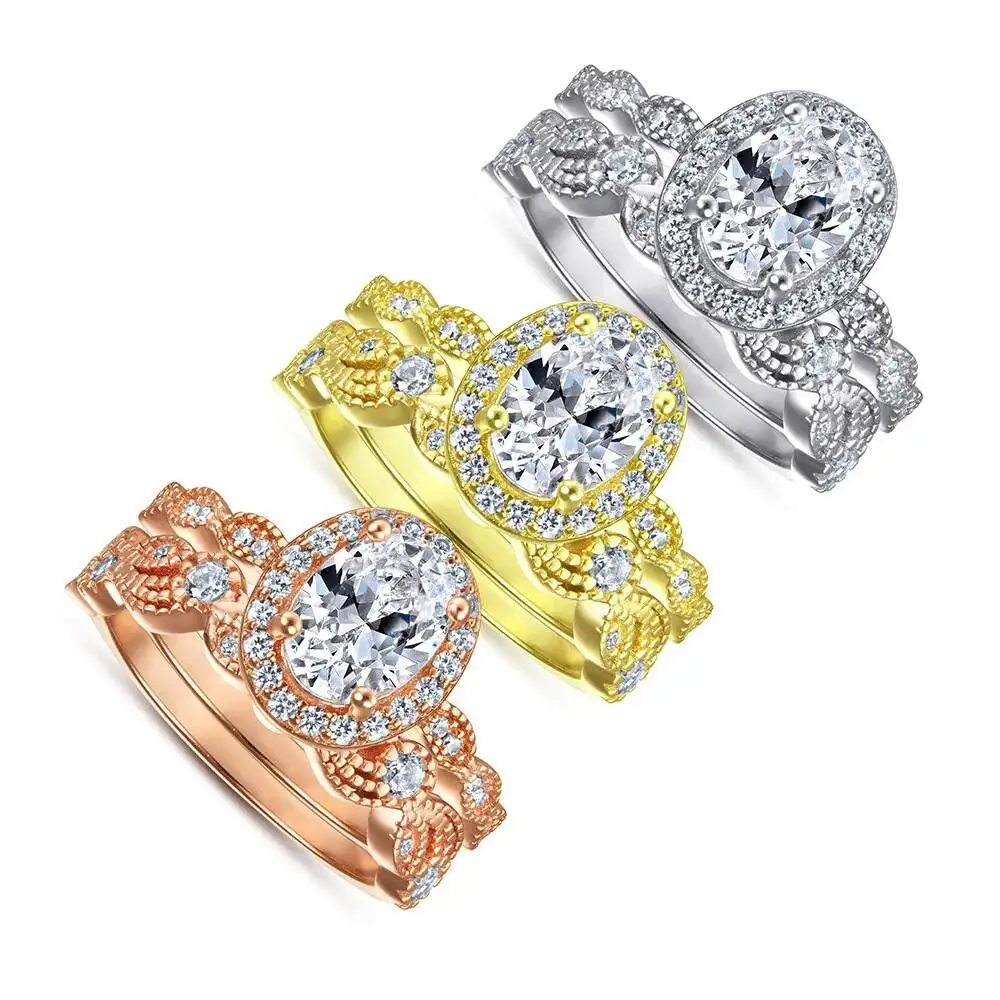 Oval Cut Halo Moissanite Crown Style Engagement Ring S925 Sterling Silver For Women
Oval Cut Halo Moissanite Crown Style Engagement Ring S925 Sterling Silver For Women