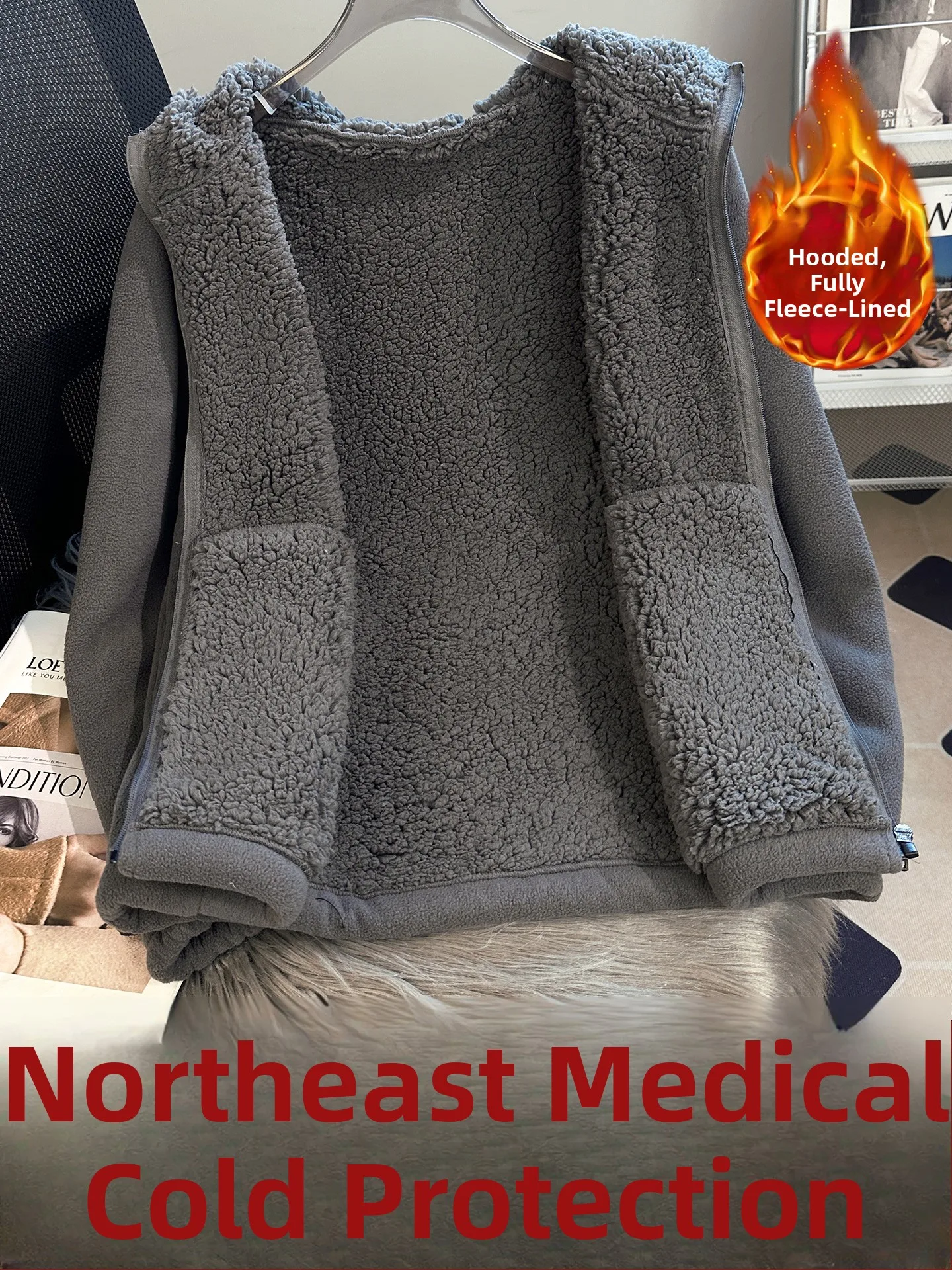 Thiened Fce Hooded Jaet Youth Casual Warm Winter Coat hine Waable Inner Liner for Du Cold Resistant Polyester Fill
Thiened Fce Hooded Jaet Youth Casual Warm Winter Coat hine Waable Inner Liner for Du Cold Resistant Polyester Fill