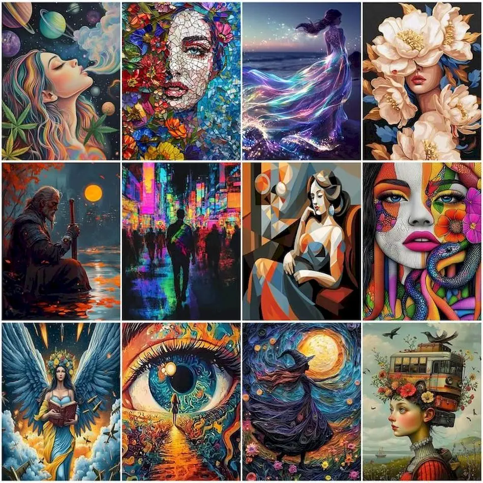 RUOPOTY Diy Oil Painting By Numbers Abstract character Diy Set Color Markers Oil Art Paint Kit Markers By Numbers Diy Home Decor
RUOPOTY Diy Oil Painting By Numbers Abstract character Diy Set Color Markers Oil Art Paint Kit Markers By Numbers Diy Home Decor