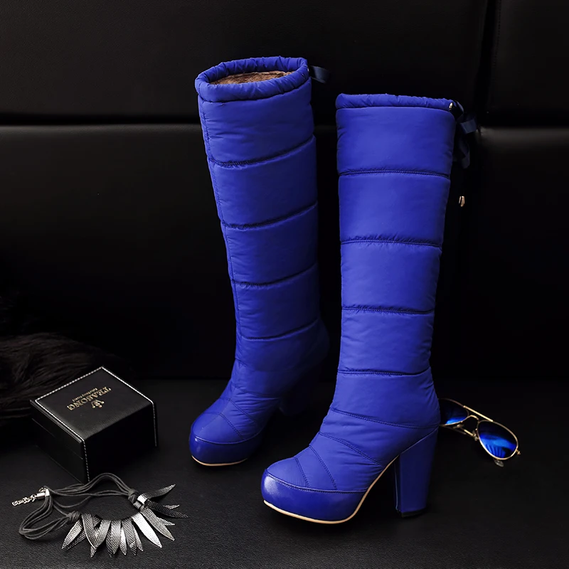 2026 Winter Down Waterproof for Women's Snow Boots Woman Warm with Plush Back Lace Up Mid-Calf Boots Ladies High Platform Boots
2026 Winter Down Waterproof for Women's Snow Boots Woman Warm with Plush Back Lace Up Mid-Calf Boots Ladies High Platform Boots