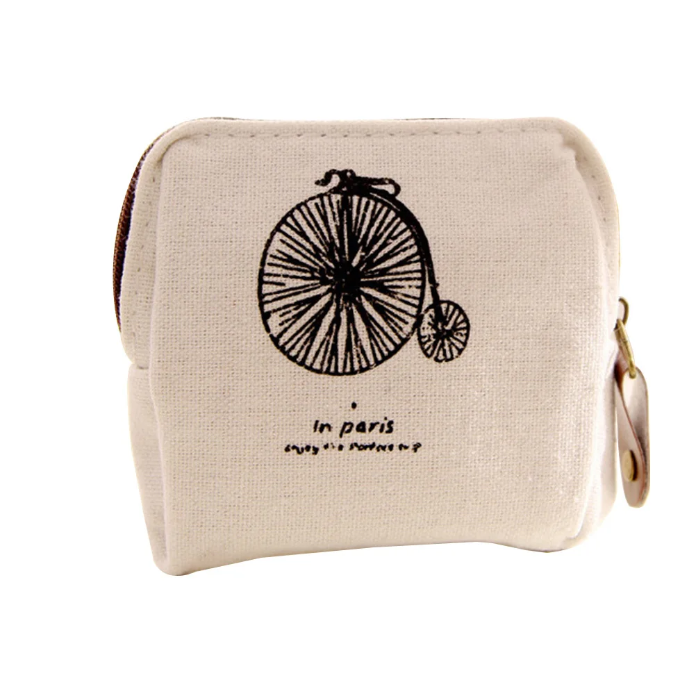 Vintage Small Bicycle Canvas Coin Purse Retro Zip Wallet Mini Money Bag Case Holder for Travel Gift Coin Purse
Vintage Small Bicycle Canvas Coin Purse Retro Zip Wallet Mini Money Bag Case Holder for Travel Gift Coin Purse