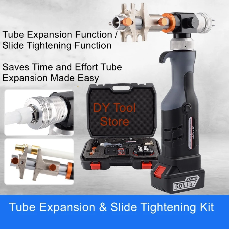 ES-1632A Aluminum Composite Tube Electric Tube Expander Floor Heating and Air Conditioning Water Tube Slide Tightener
ES-1632A Aluminum Composite Tube Electric Tube Expander Floor Heating and Air Conditioning Water Tube Slide Tightener