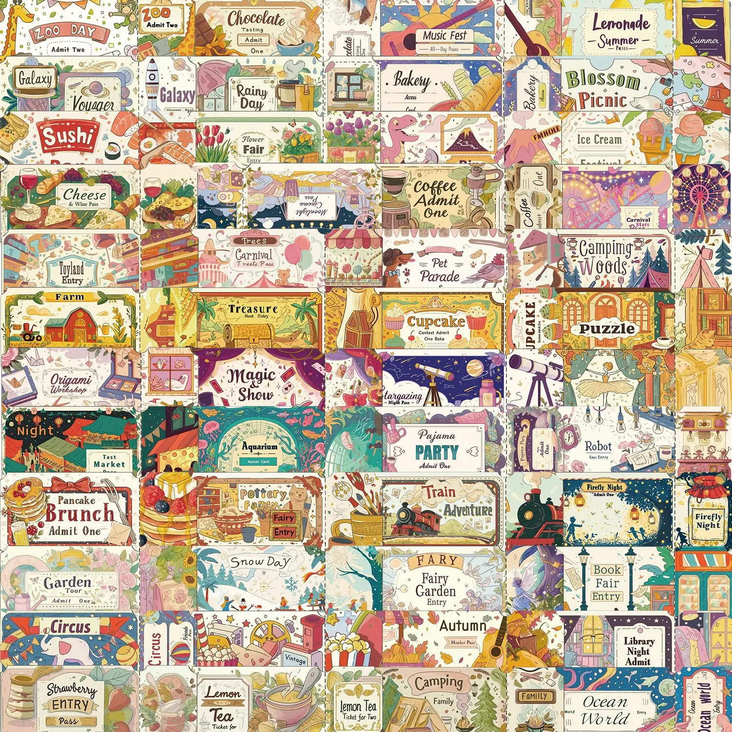 50PCS Retro Dream Ticket Cartoon Stickers Aesthetic Funny Graffiti Scrapbooking Laptop Phone Case INS Artsy Sticker Toys Gifts
50PCS Retro Dream Ticket Cartoon Stickers Aesthetic Funny Graffiti Scrapbooking Laptop Phone Case INS Artsy Sticker Toys Gifts