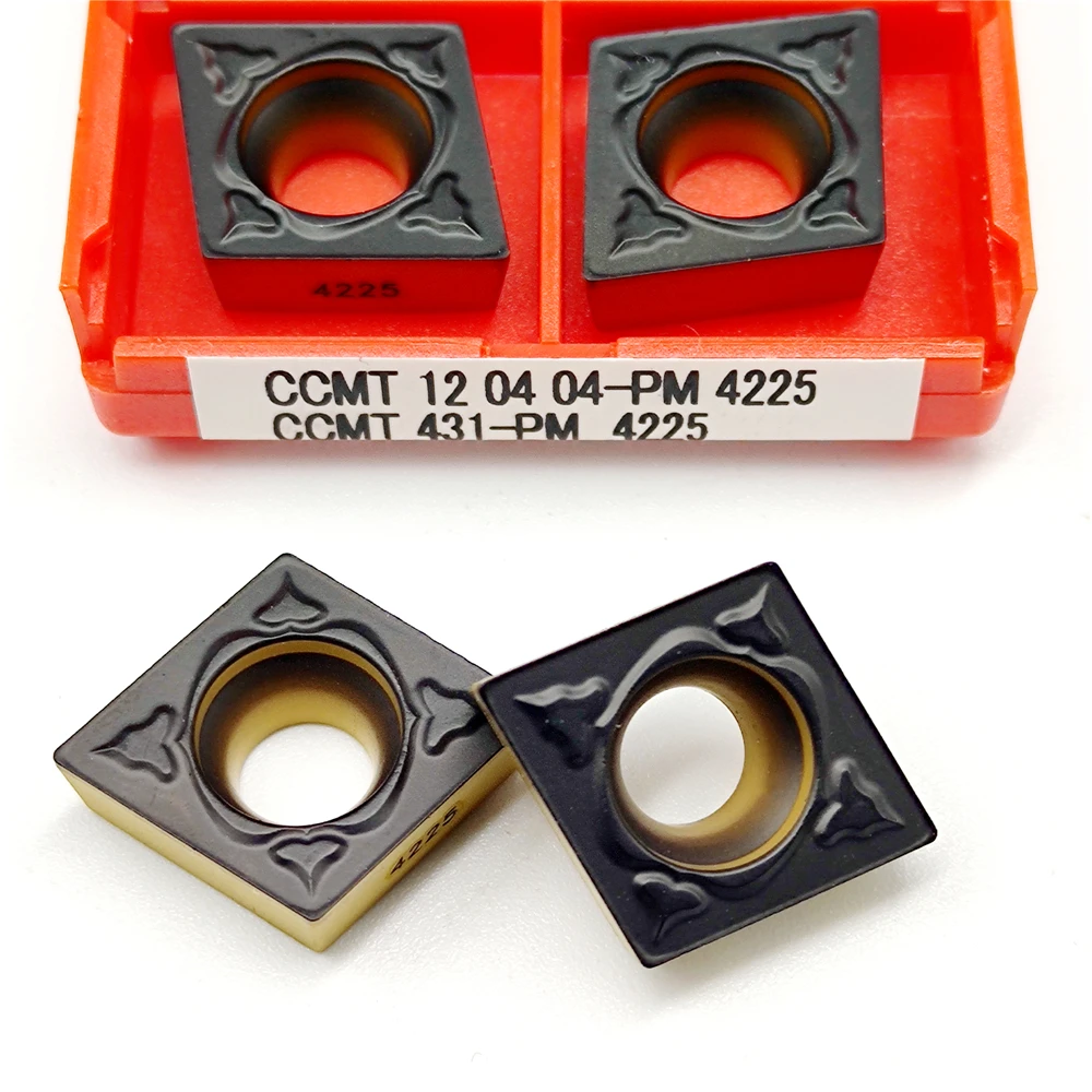 10PCS CCMT120404 PM4225 External Turning Tools Carbide Insert High Quality Lathe Cutter Tool Metal Steel Processing
10PCS CCMT120404 PM4225 External Turning Tools Carbide Insert High Quality Lathe Cutter Tool Metal Steel Processing