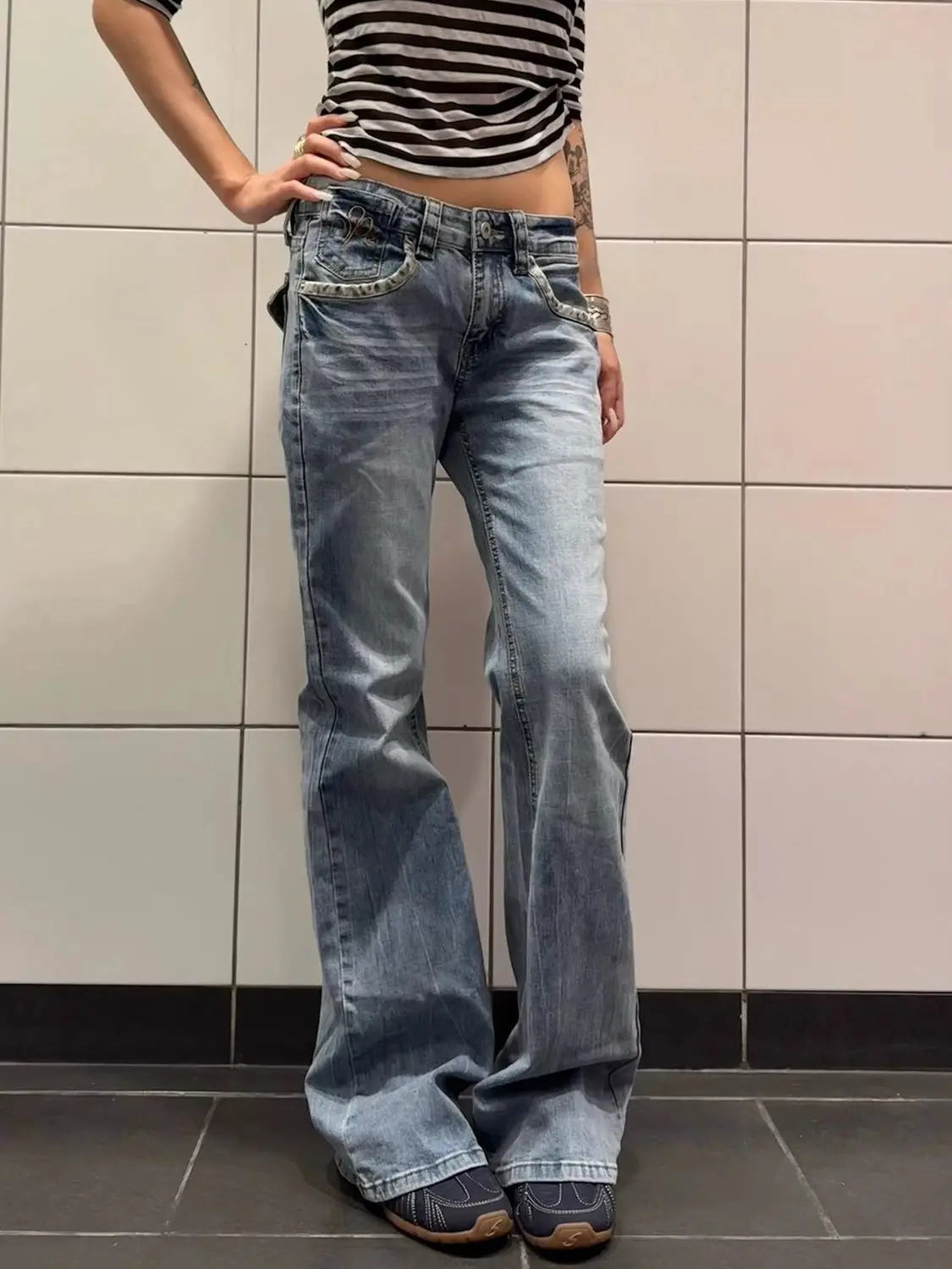 plus Size Vintage Leopard Print Patchwork Washed Denim Jeans Women's American Hot Girl Design Versatile Straight Leg Slimming...
plus Size Vintage Leopard Print Patchwork Washed Denim Jeans Women's American Hot Girl Design Versatile Straight Leg Slimming...