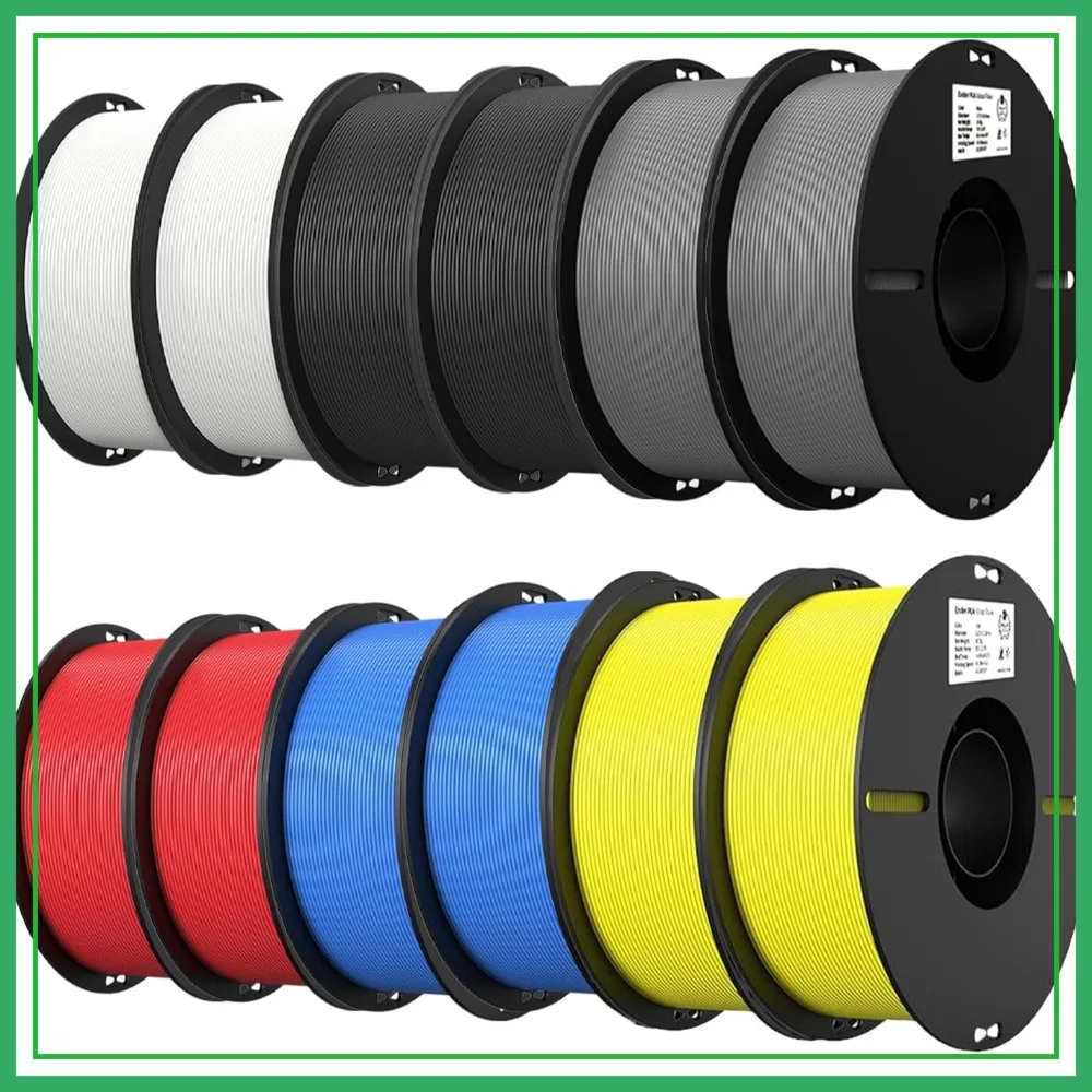 12KG PLA Filament 1.75mm Bundle, High Precision +/-0.02mm, 12 Spools, Smooth Printing, Consistent Extrusion, Fits Most FDM 3D Printers
12KG PLA Filament 1.75mm Bundle, High Precision +/-0.02mm, 12 Spools, Smooth Printing, Consistent Extrusion, Fits Most FDM 3D Printers
