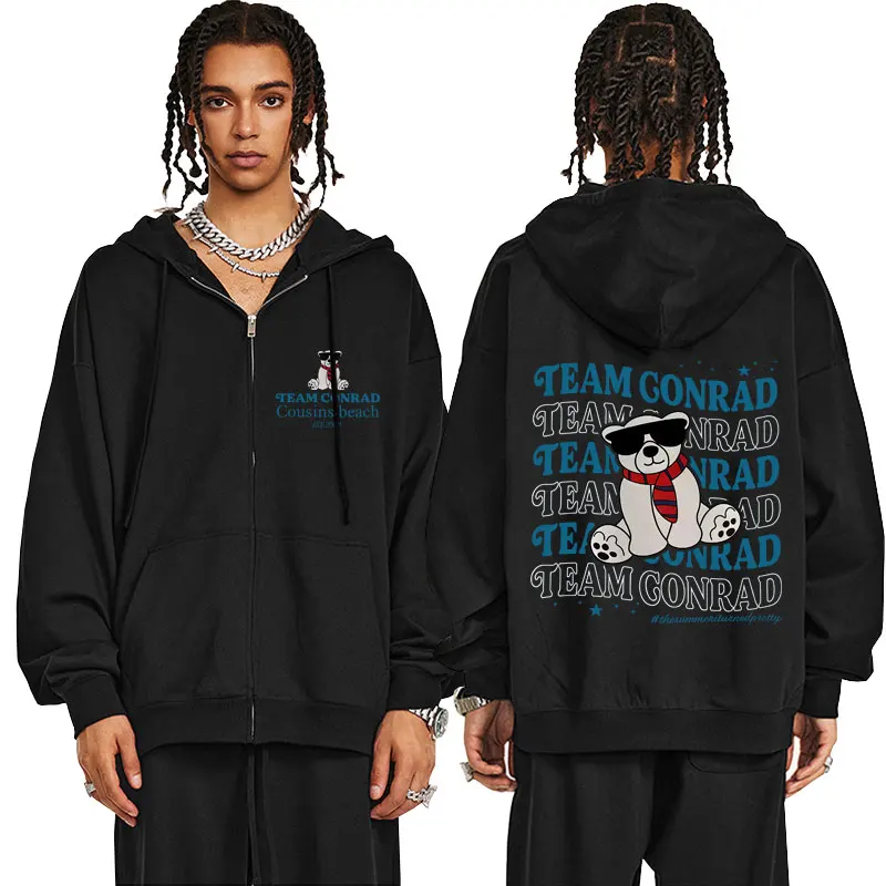 TV Play The Summer I Turned Pretty Team Conrad Graphic Zipper Hoodie Men Women Casual Zip Up Jacket Male Vintage Oversized Coat
TV Play The Summer I Turned Pretty Team Conrad Graphic Zipper Hoodie Men Women Casual Zip Up Jacket Male Vintage Oversized Coat