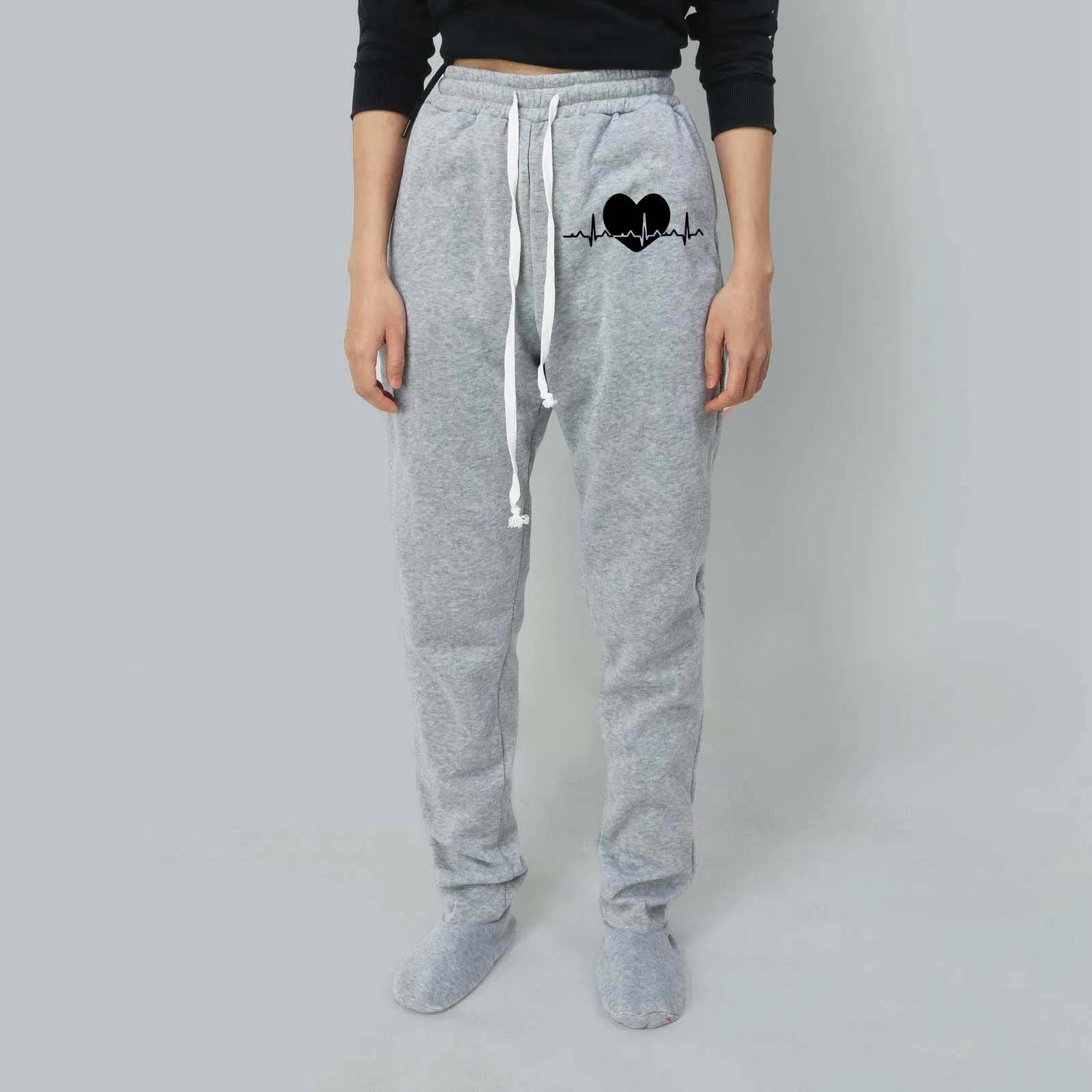 Women's Autumn Winter Casual Printed Pants With Thick Velvet And Elastic Waist Large Size Trousers 2024 Lady Simple Trendy Pants
Women's Autumn Winter Casual Printed Pants With Thick Velvet And Elastic Waist Large Size Trousers 2024 Lady Simple Trendy Pants