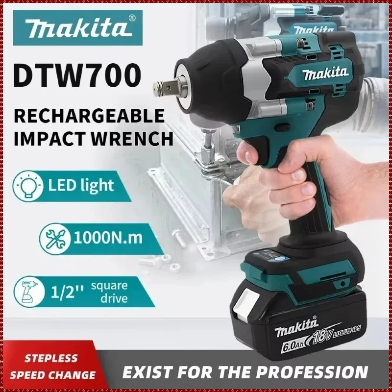 Makita DTW700 Brushless Electric Wrench Cordless Drill Screwdriver Free Delivery Large Torque Power Torque Wrench 18V battery
Makita DTW700 Brushless Electric Wrench Cordless Drill Screwdriver Free Delivery Large Torque Power Torque Wrench 18V battery