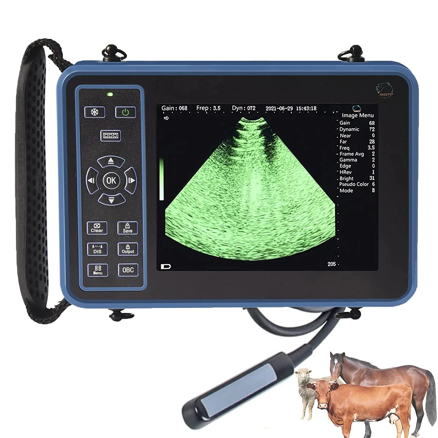 Veterinary Scanner Portable Test Cattle Pig Sheep Horse Farm Animals Pets
Veterinary Scanner Portable Test Cattle Pig Sheep Horse Farm Animals Pets