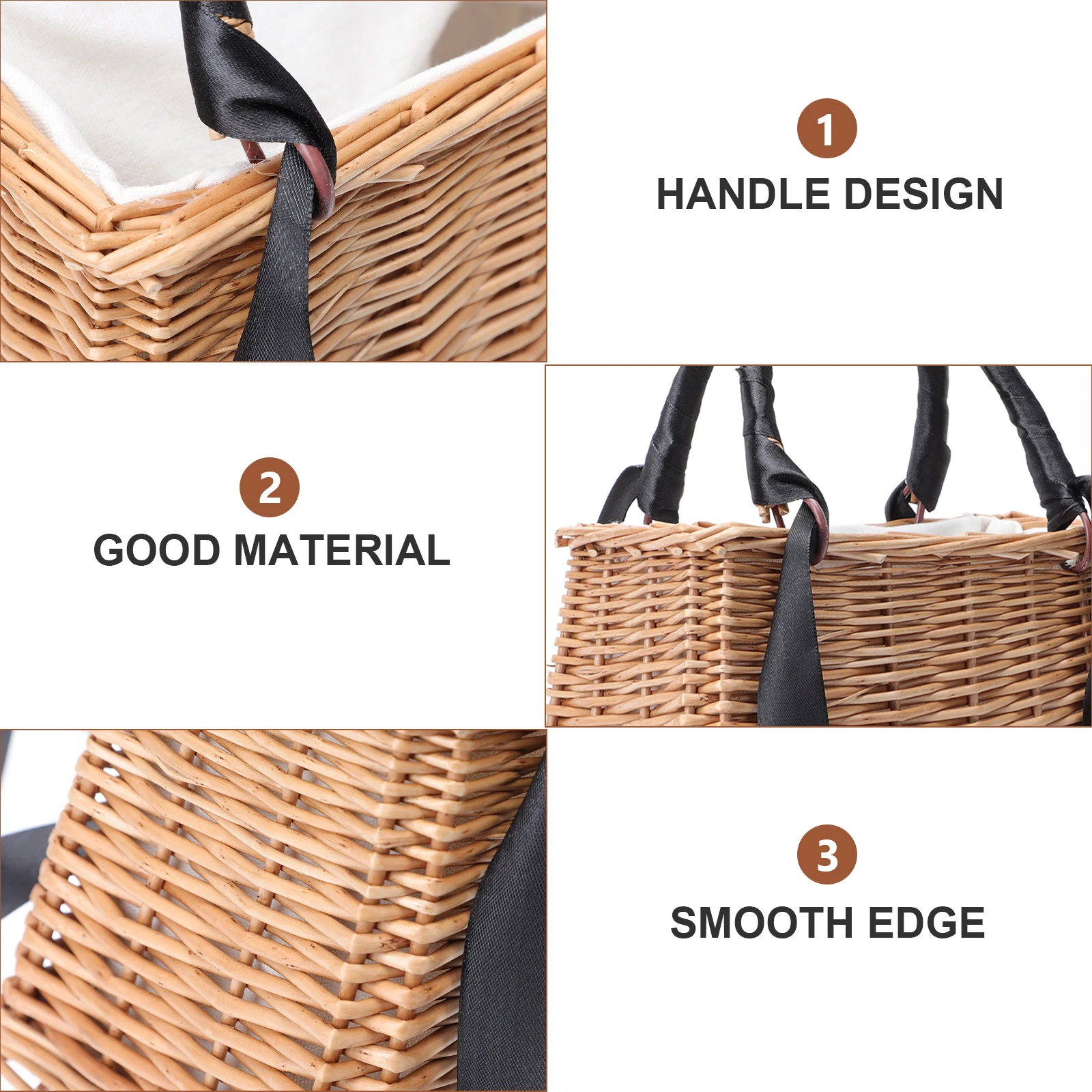 Rattan Flower Basket Decoration for Girl Wallet Small Flowers Baskets Cotton Baby
Rattan Flower Basket Decoration for Girl Wallet Small Flowers Baskets Cotton Baby